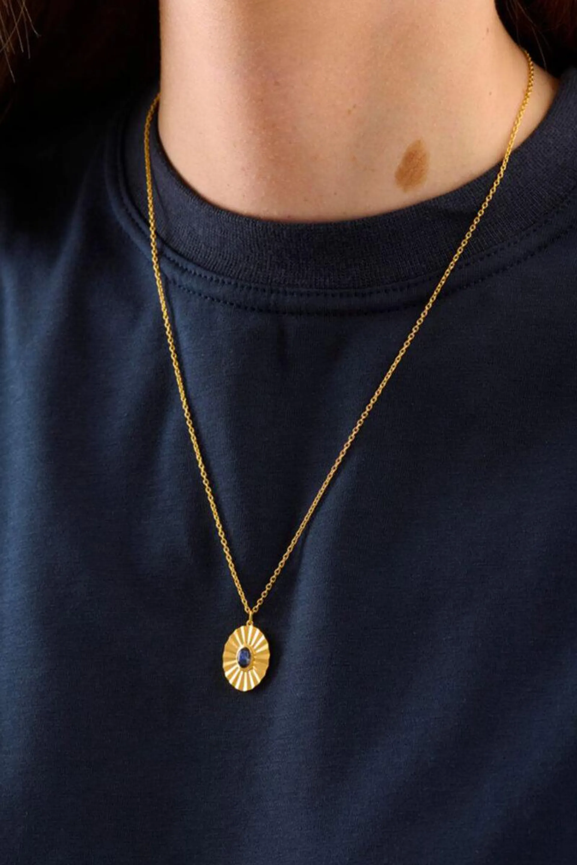 Autumn Sky Necklace Gull