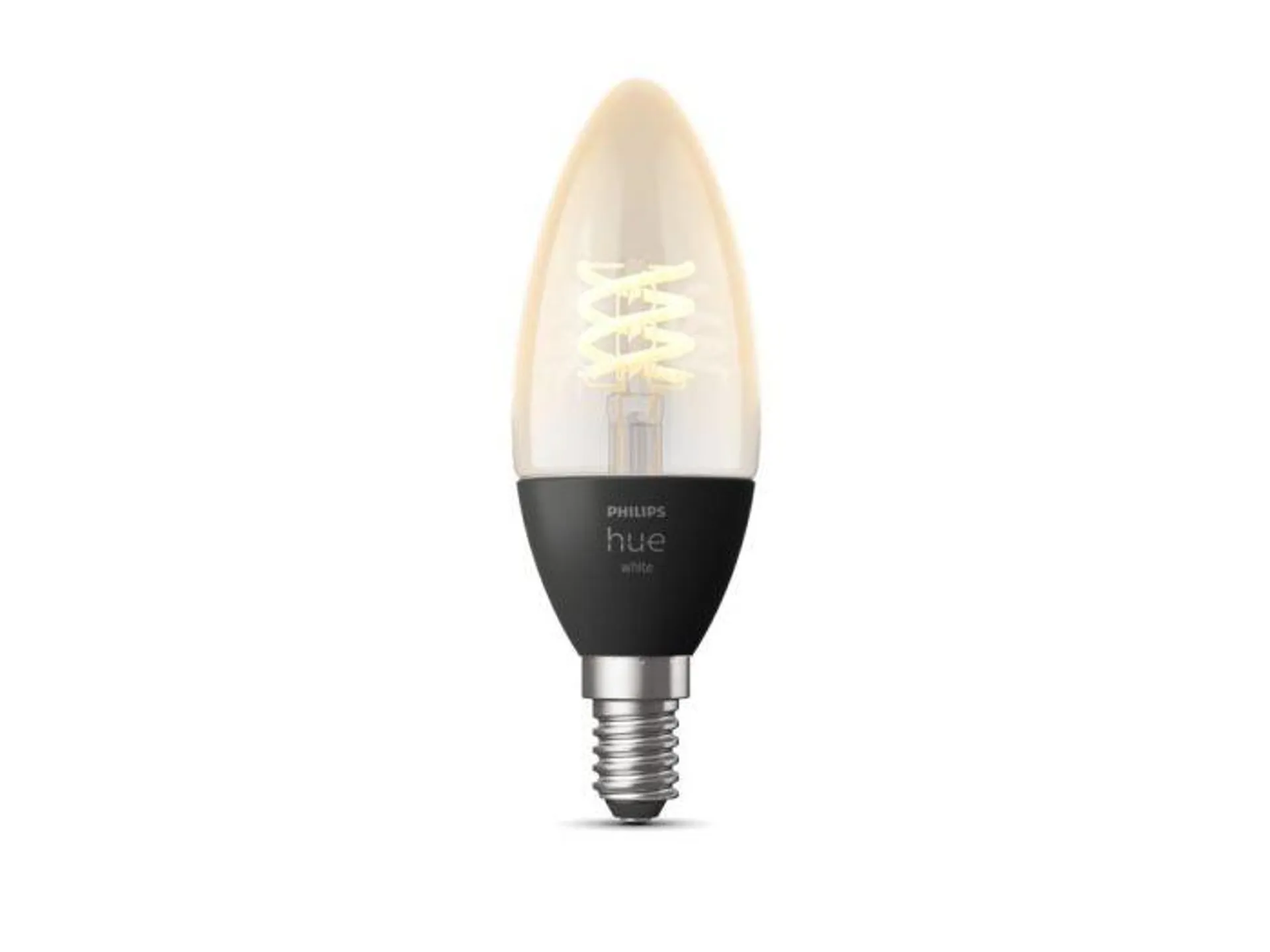 Philips Hue Filament Lyspære E14 4.5W - Hvit