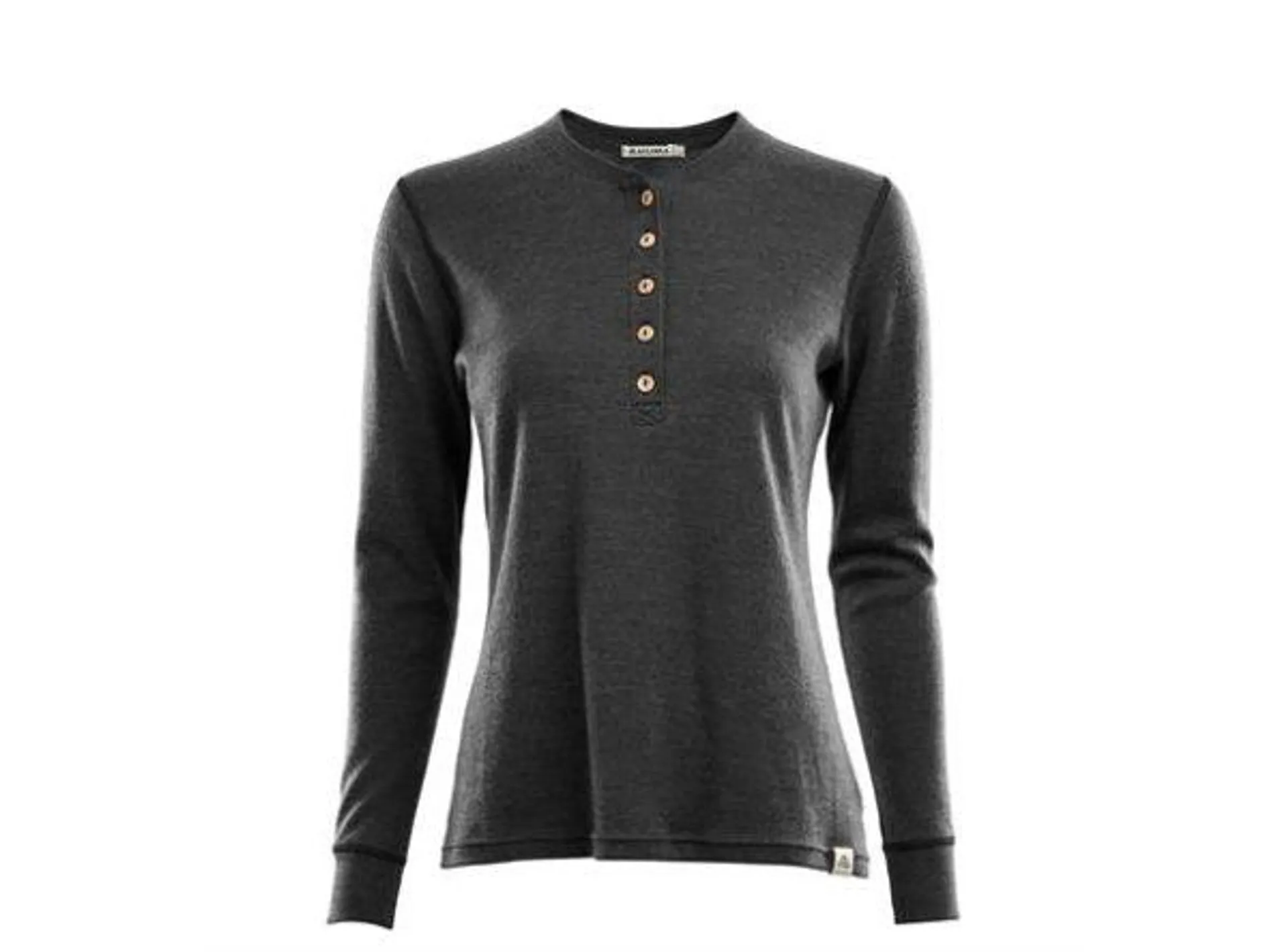 Aclima Warmwool Granddad Shirt Womens Marengo