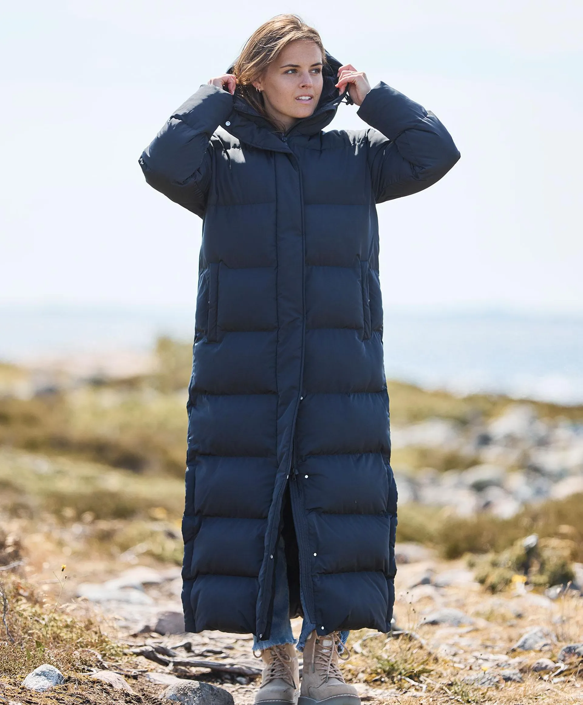 Superdry Maxi Hooded puffer Coat