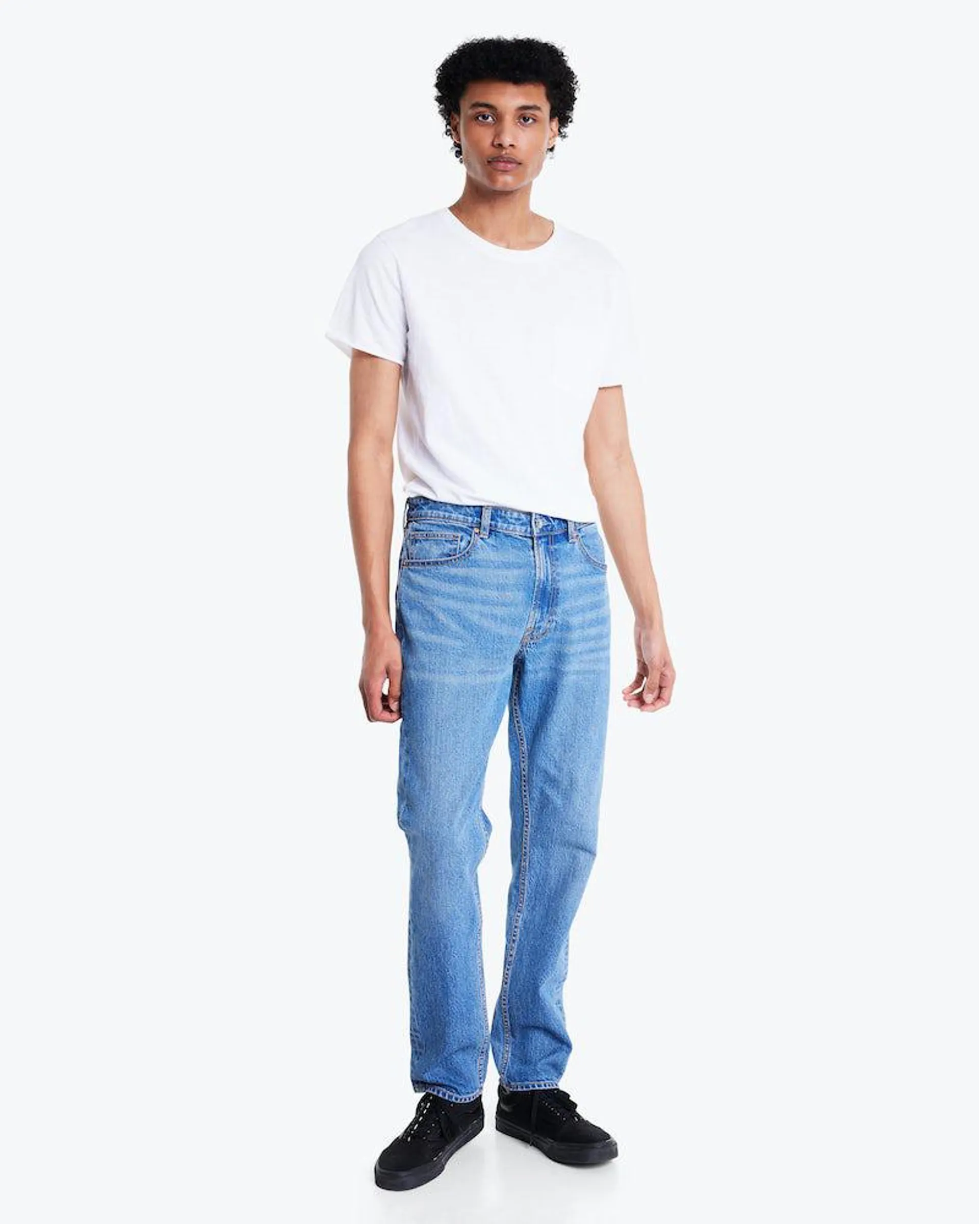 Standard Medium Blå Jeans