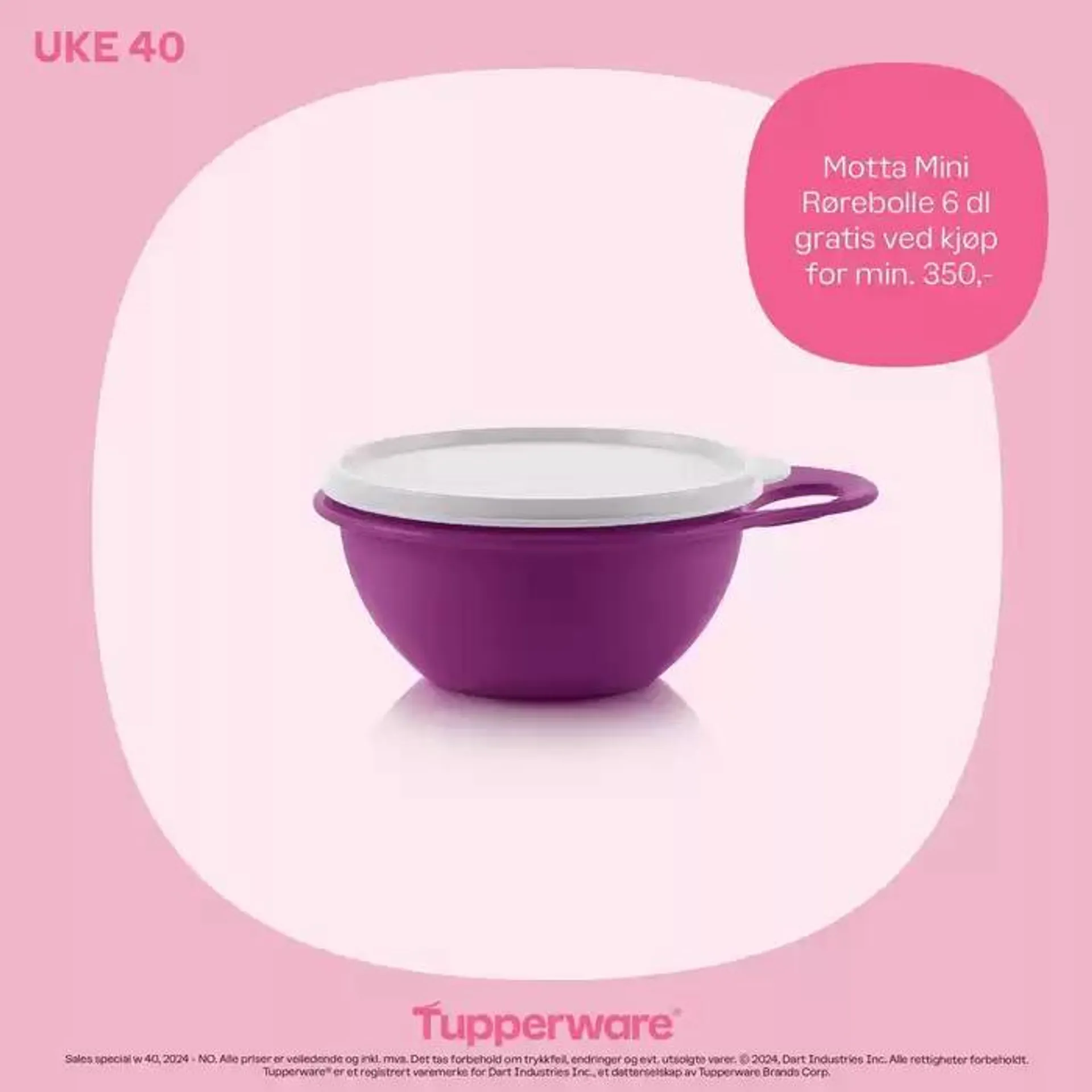 Tupperware Kundeavis - 1