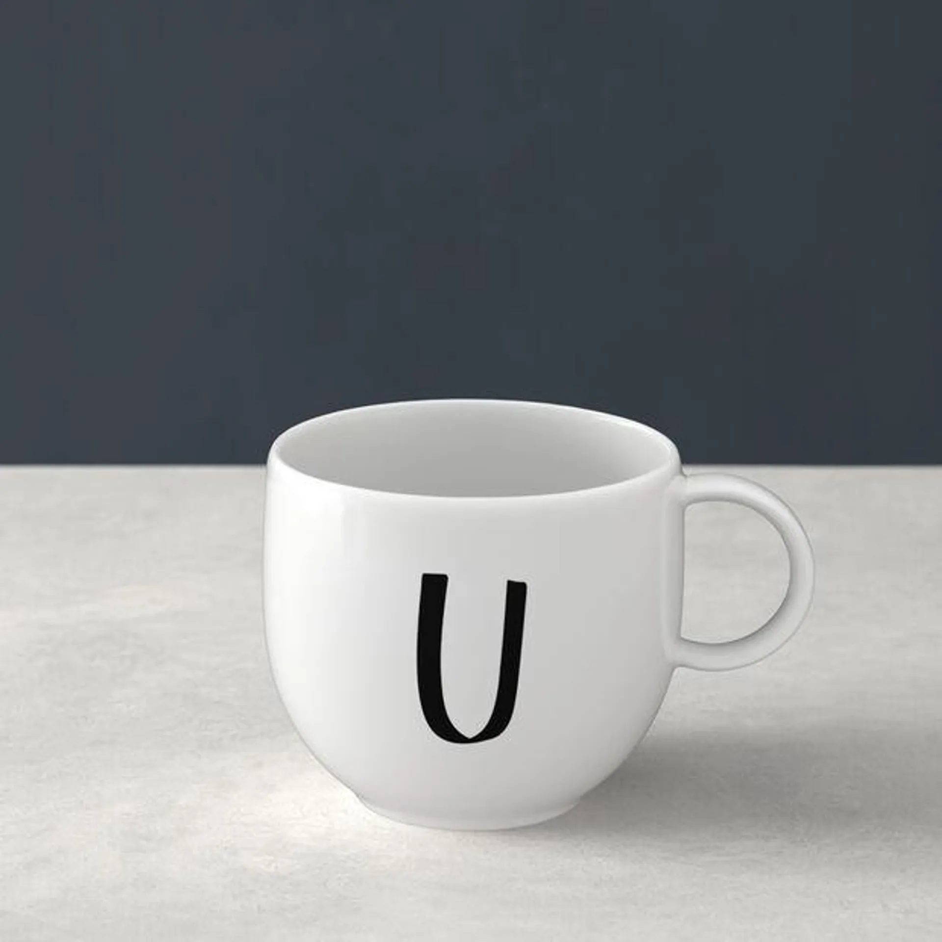 Letters Mug U 13x10x8cm