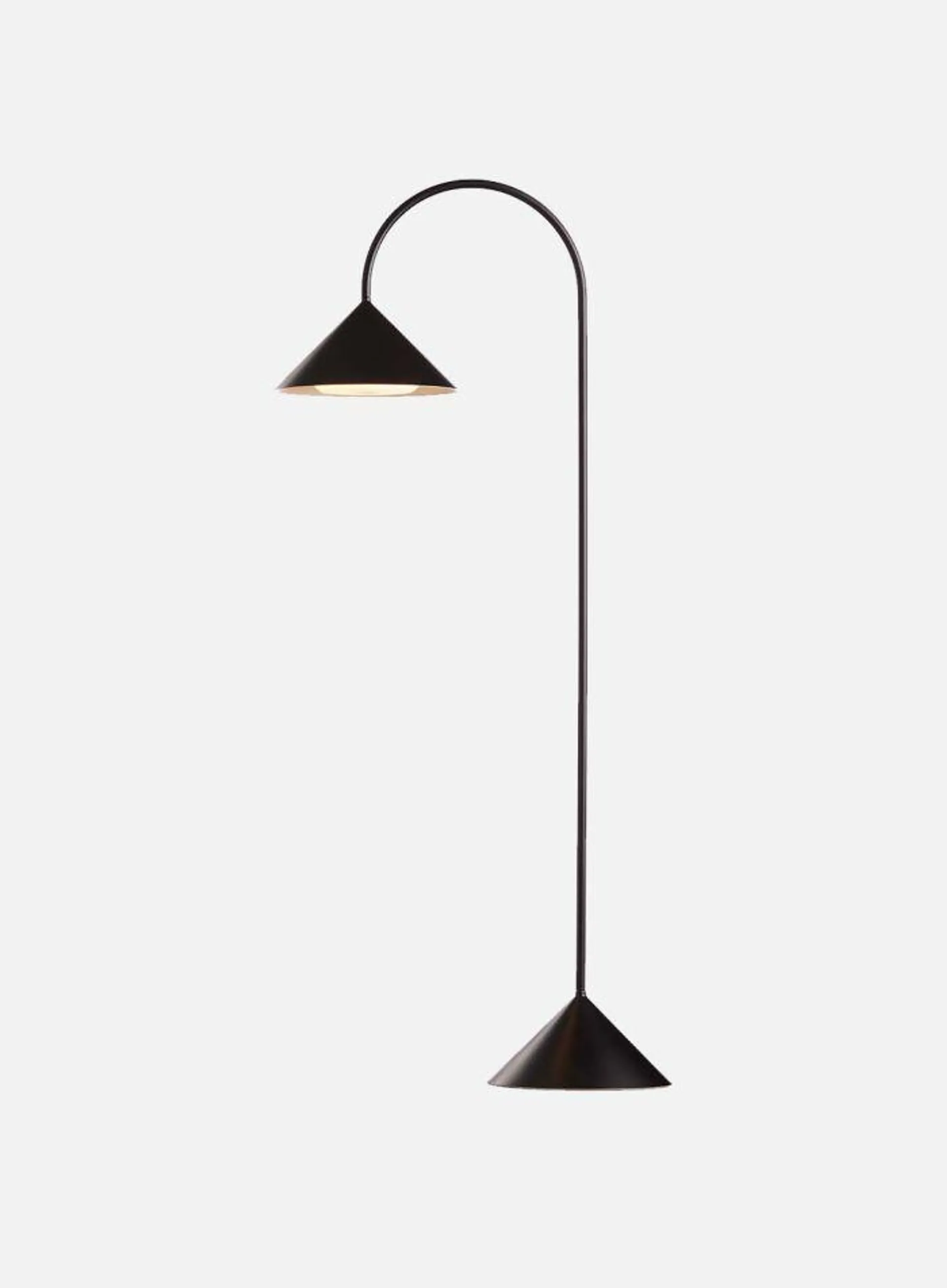 Grasp oppladbar bordlampe H72 - matt sort