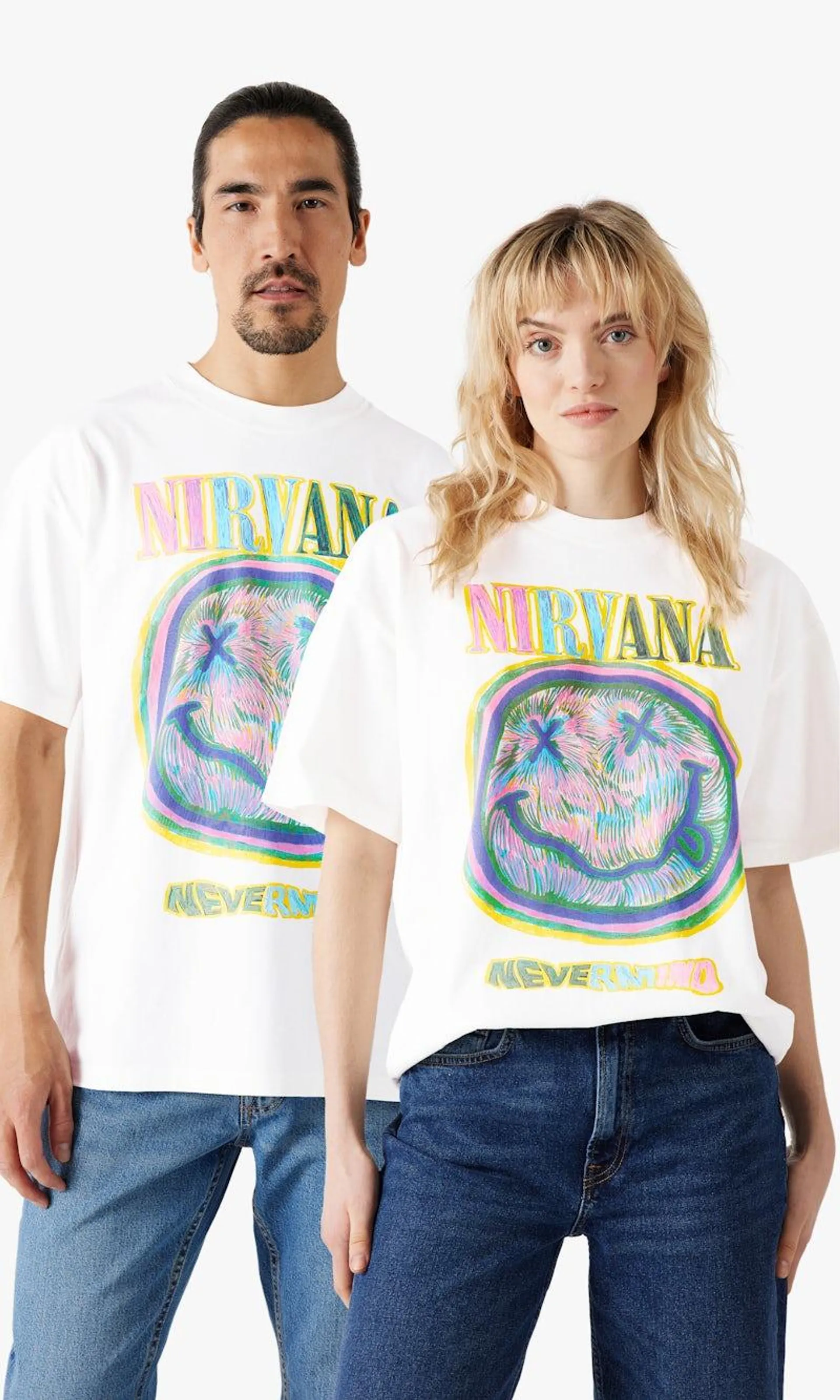 Nirvana Loose Fit T-Skjorte