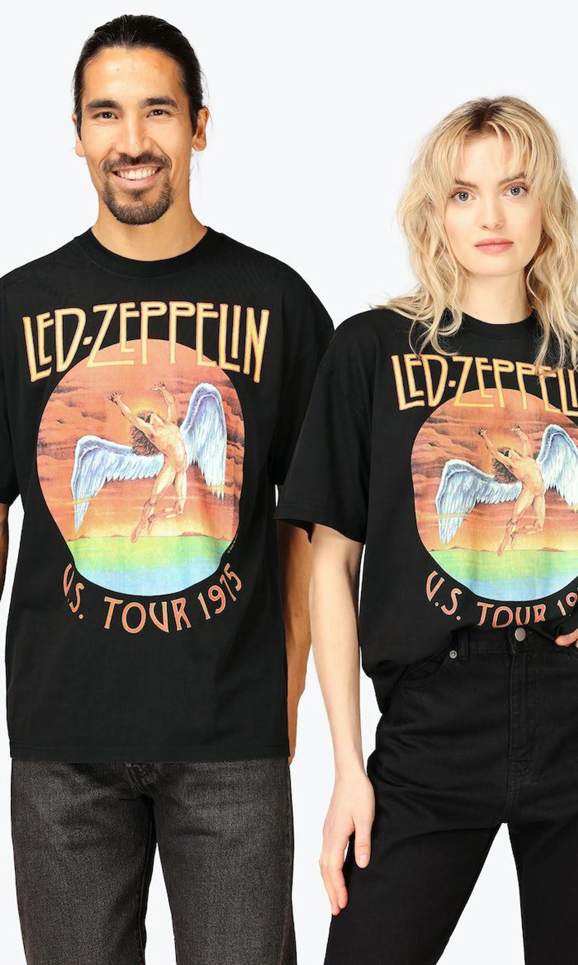 Led Zeppelin Loose Fit T-Skjorte