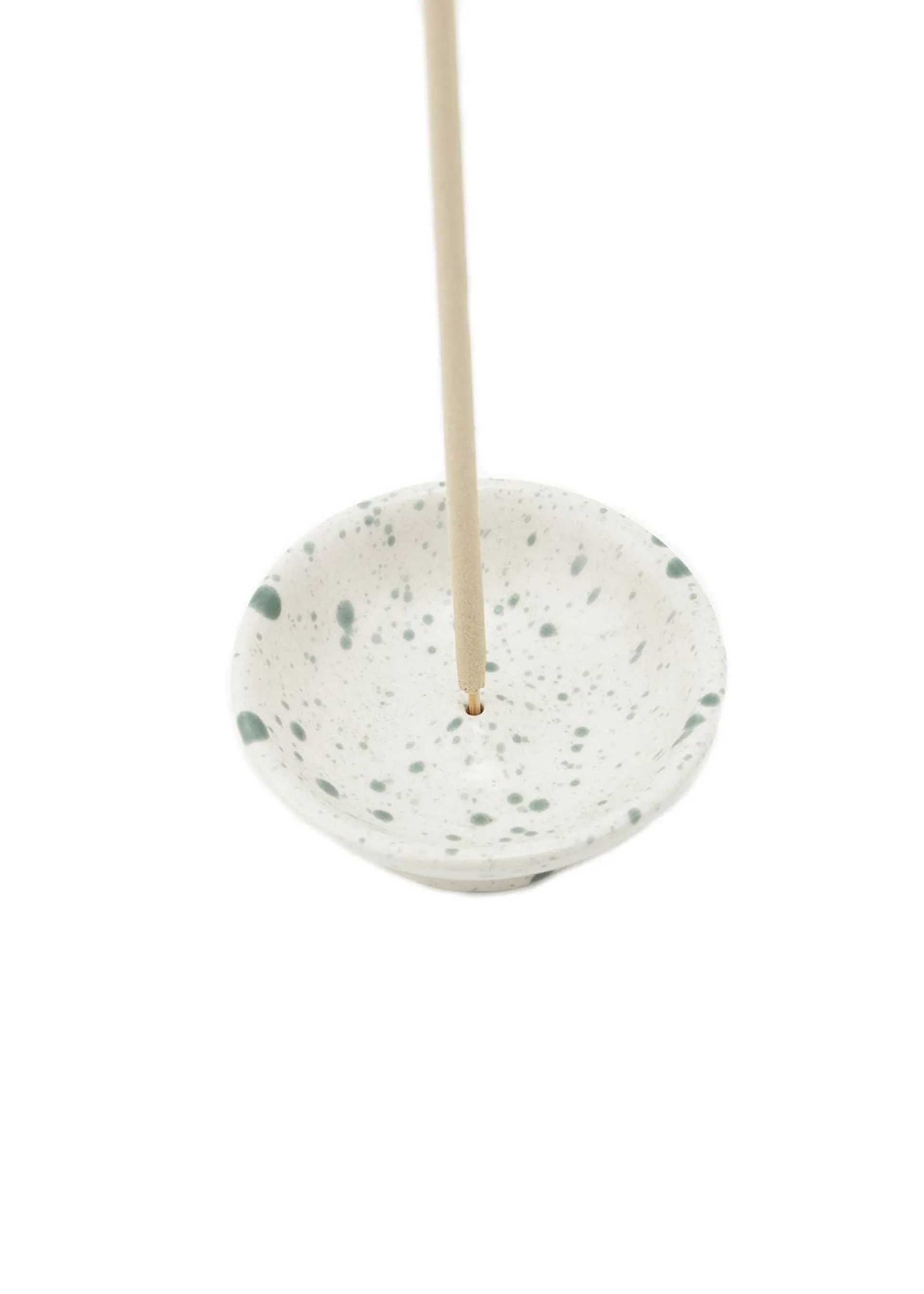 Stoneware incense stick holder