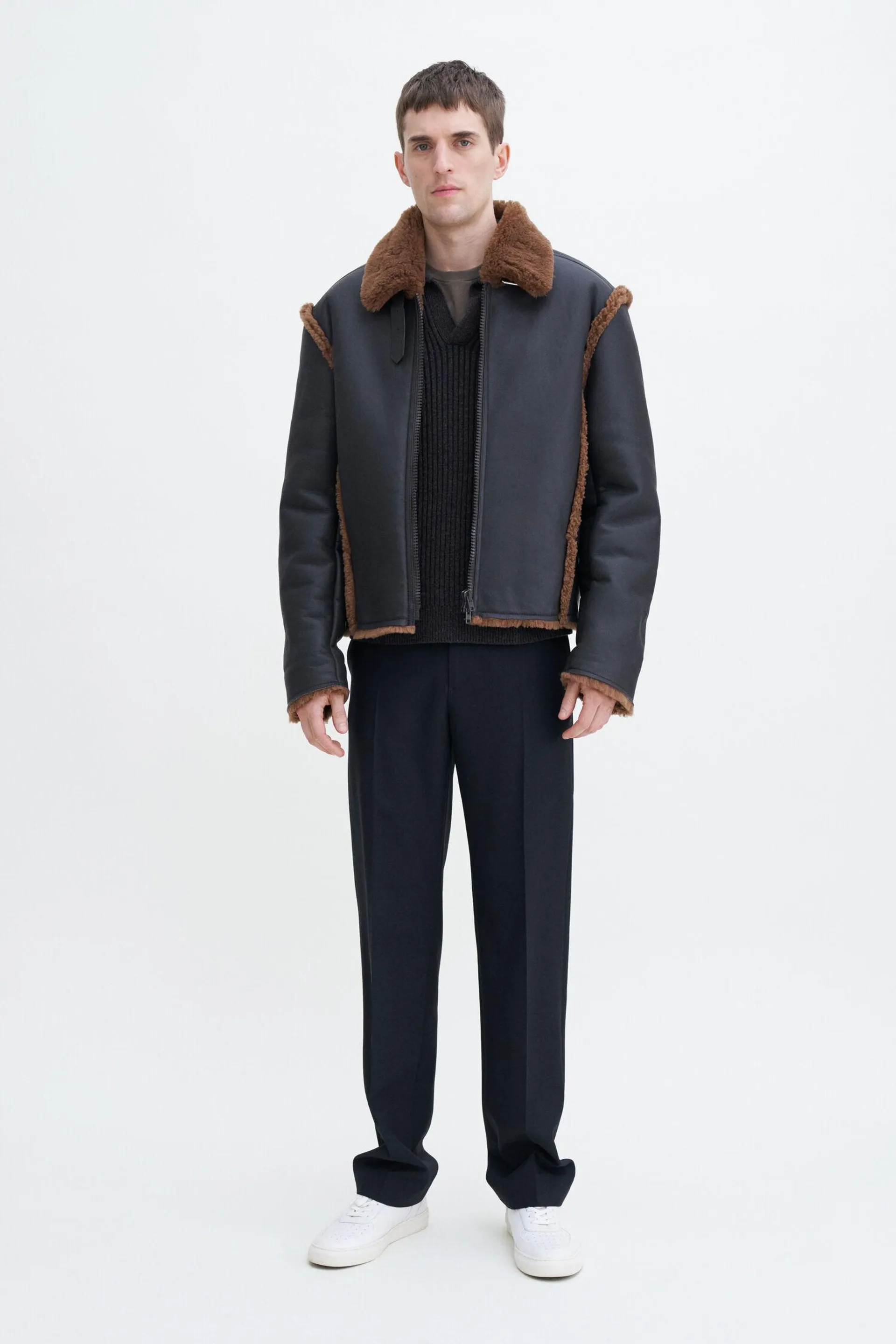 Shearling Aviator Jacket