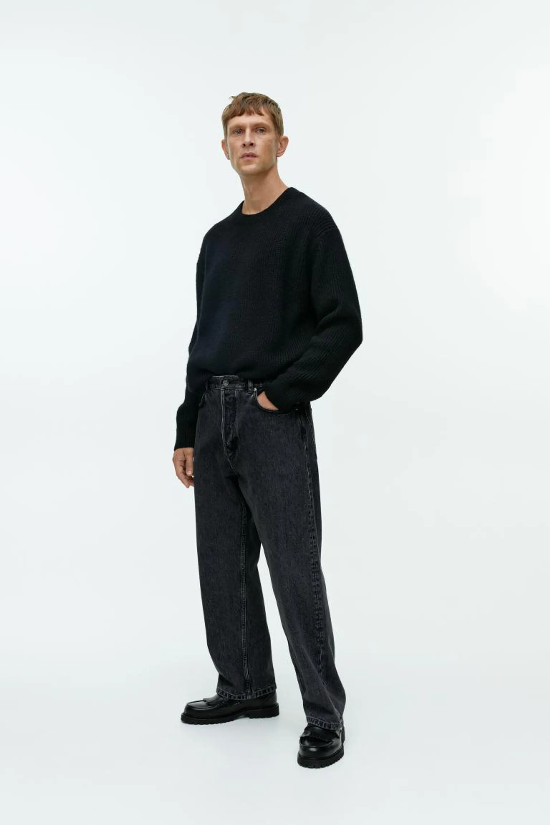 OCEAN Loose Straight Jeans