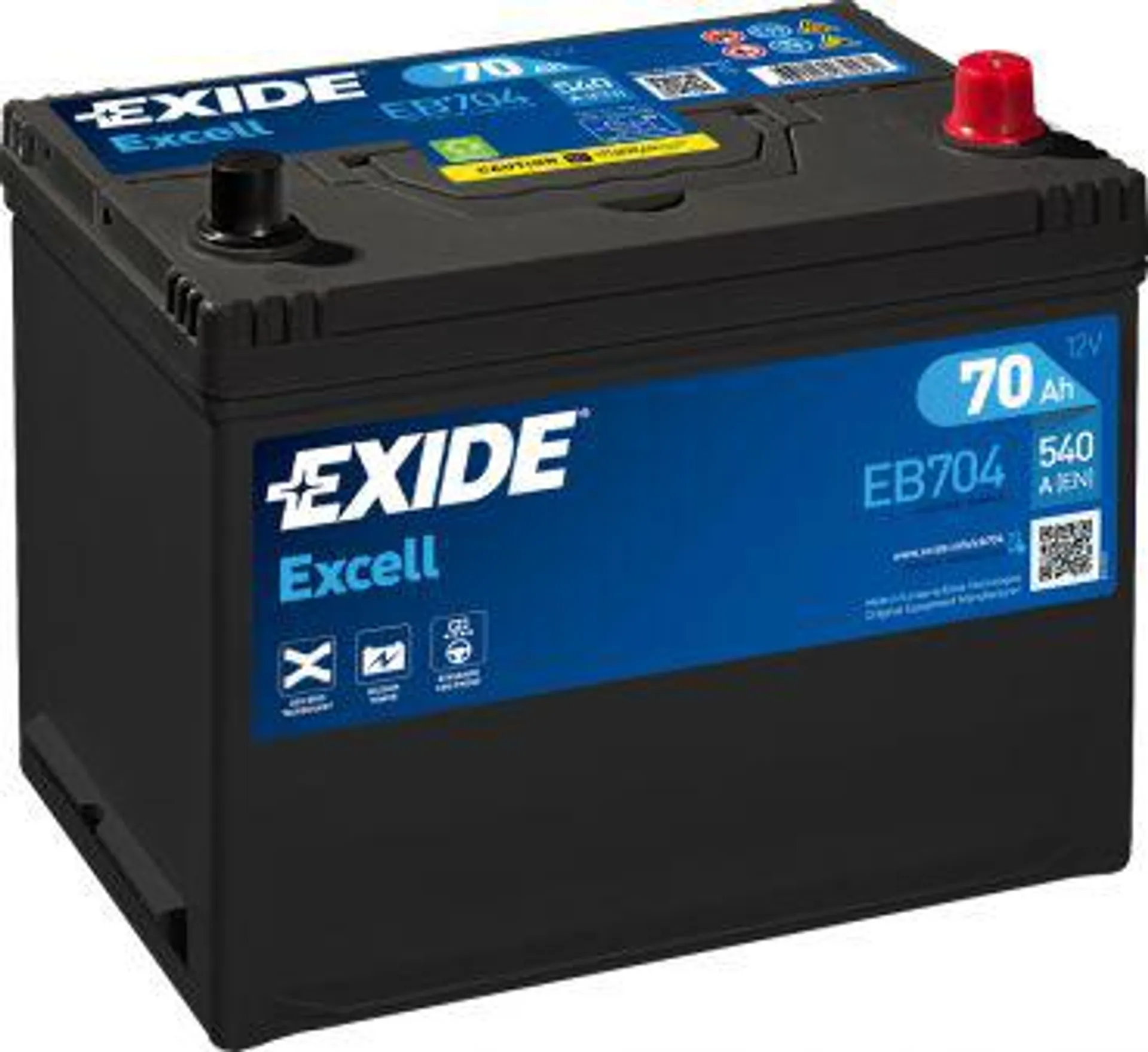 Startbatteri 70 Ah Exide