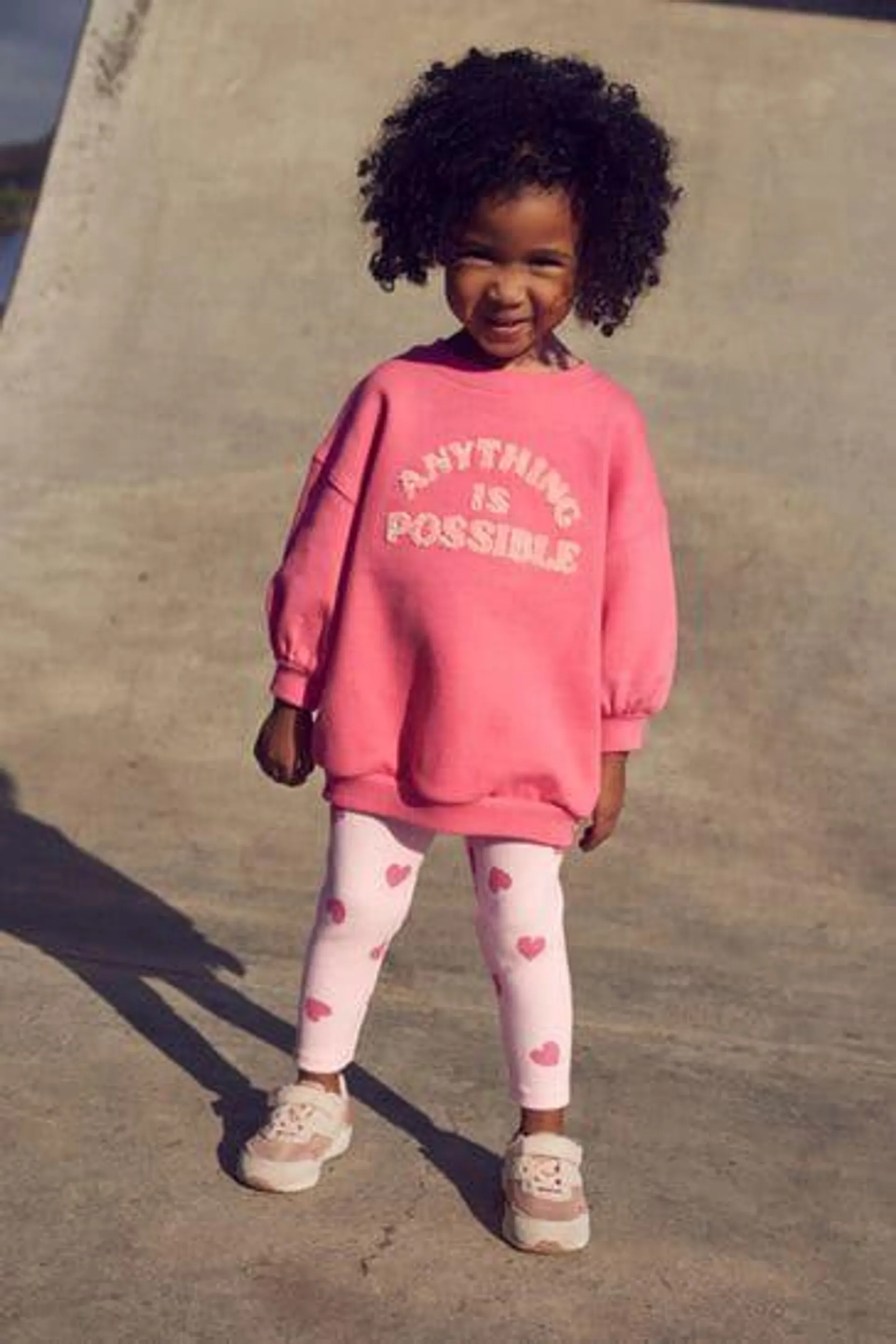 Printed Sweatshirt & Leggings Set (3mths-7yrs)