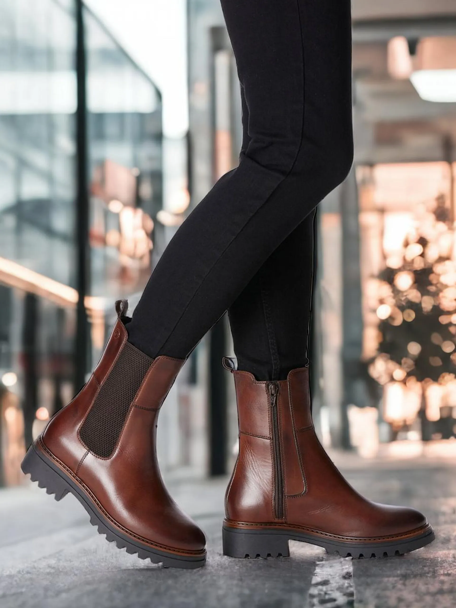 Muscat Skinn Chelsea-Boot