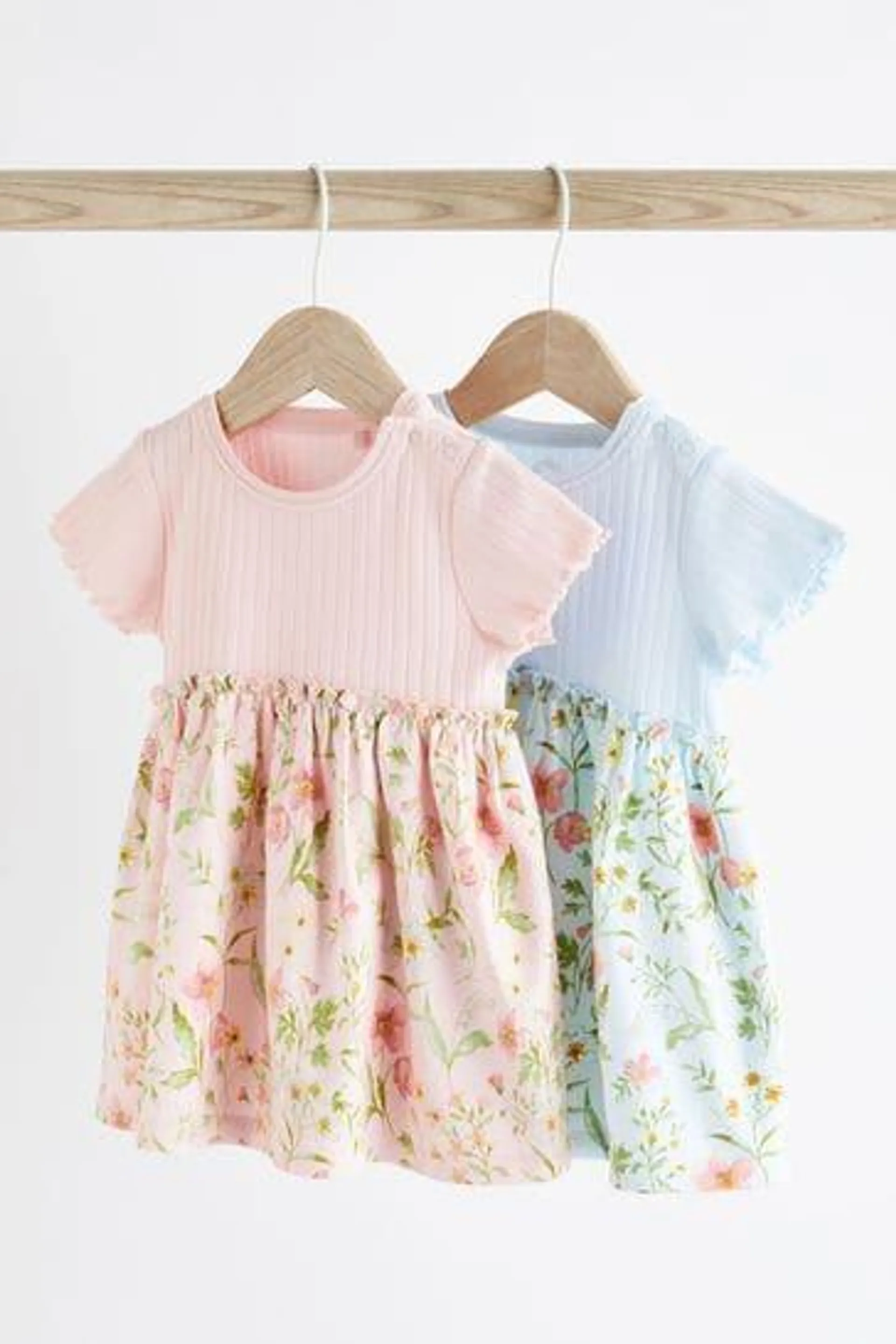 Baby Jersey Dress 2 Pack (0mths-3yrs)