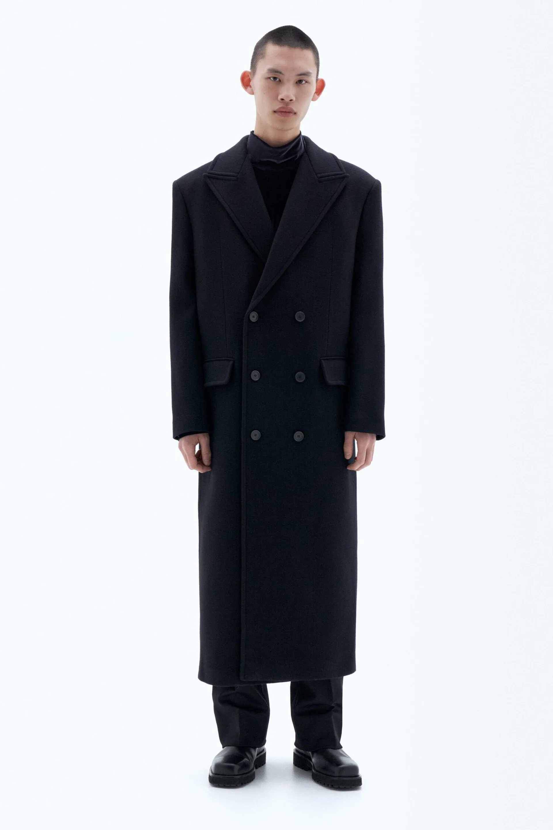 Double Breasted Wool Coat