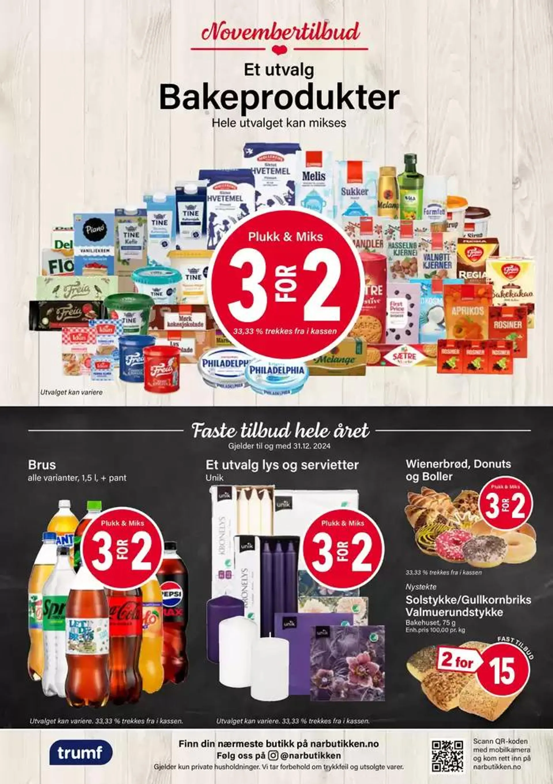 Bakeprodukter fra 1. november til 30. november 2024 - kundeavisside 4