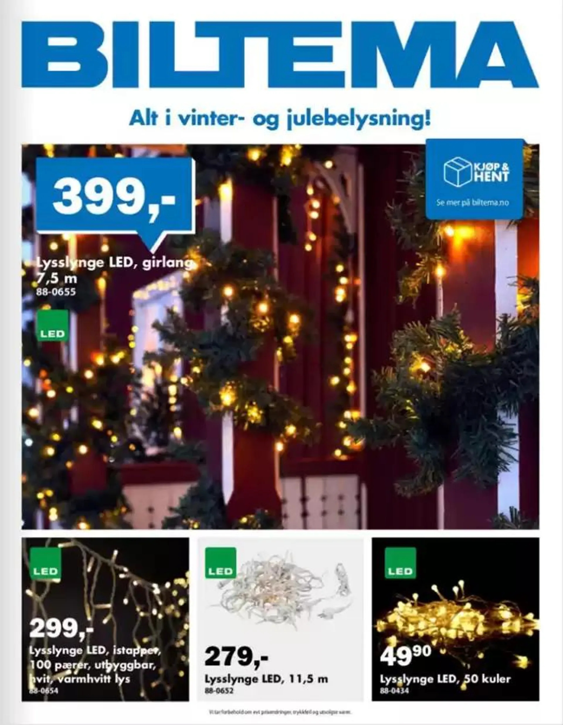 Alt i vinter- og julebelysning! - 1