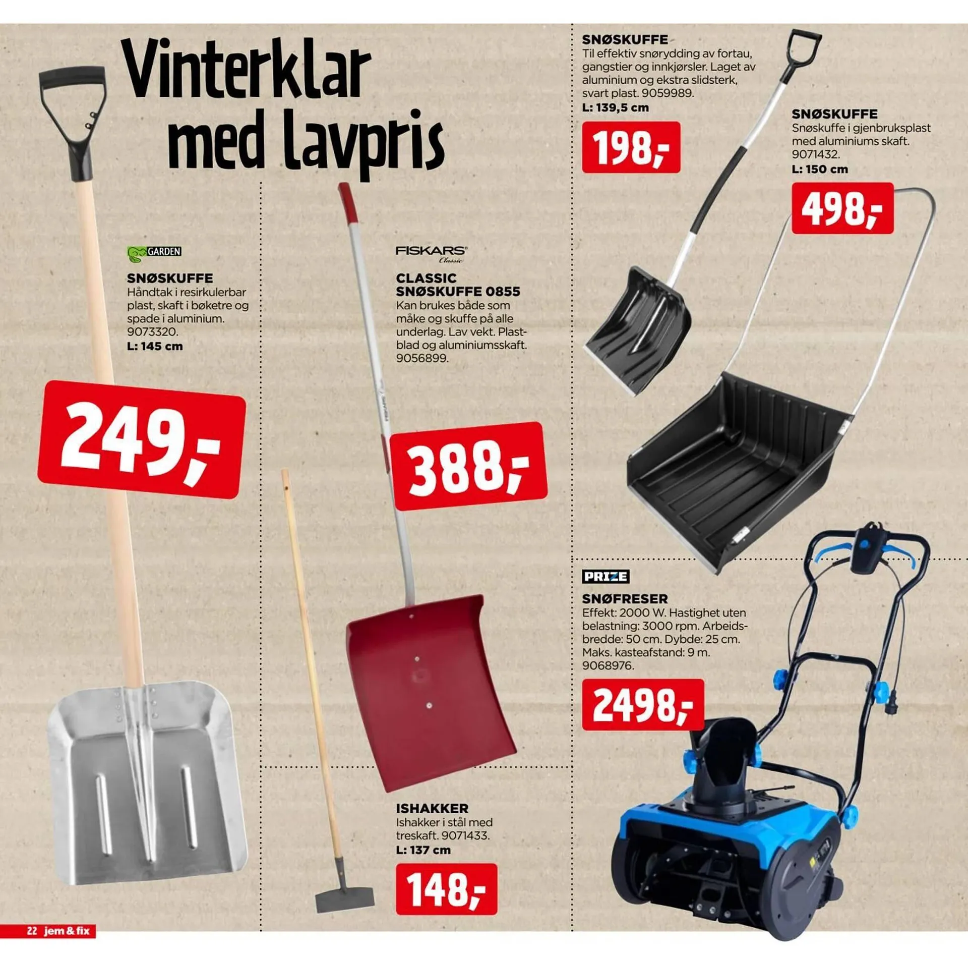 jem & fix Kundeavis fra 30. november til 7. desember 2024 - kundeavisside 22