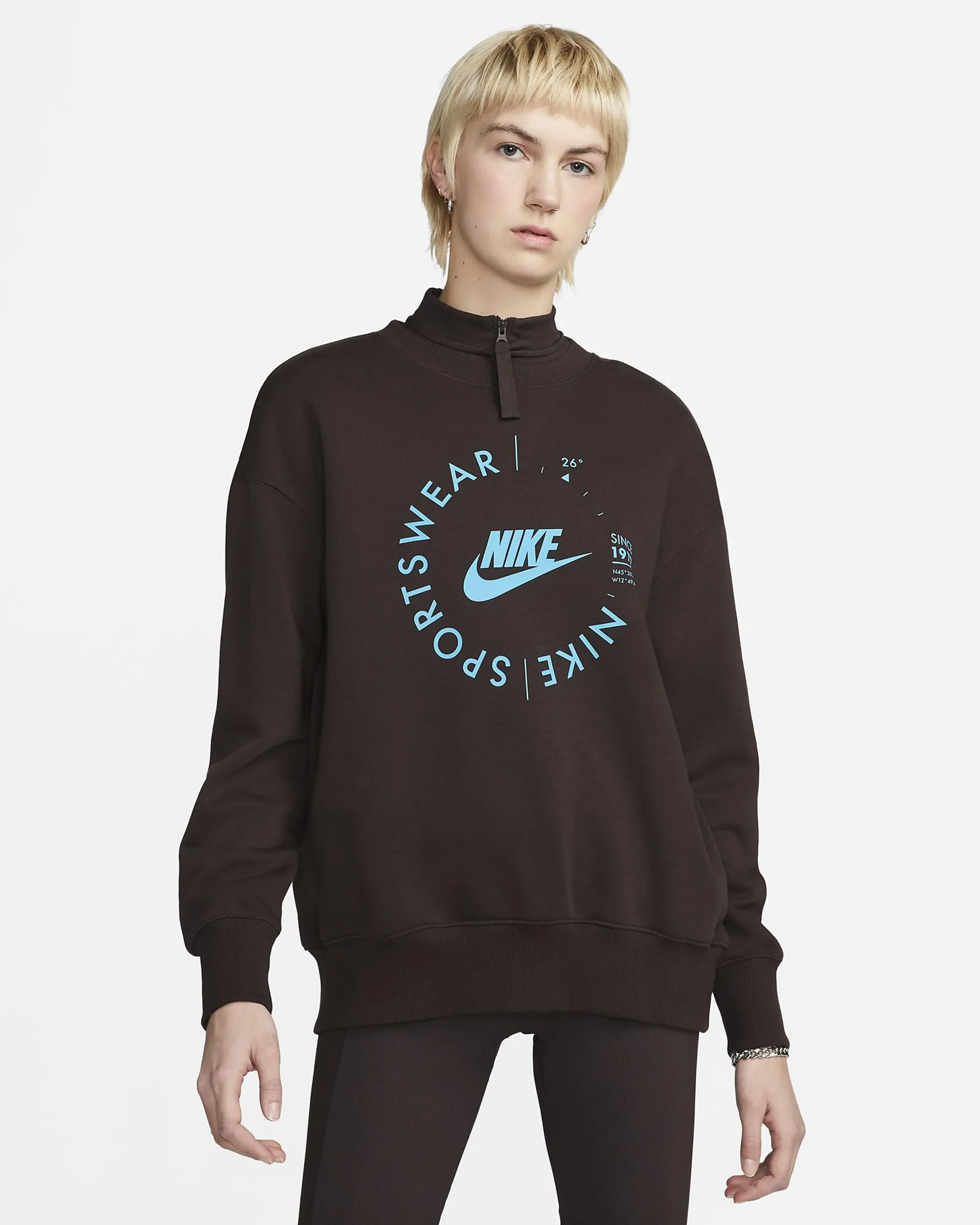 Ekstra stor Sport Utility sweatshirt til dame