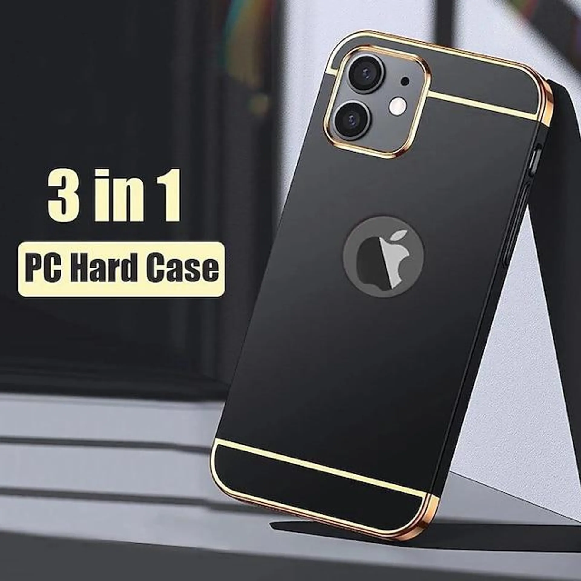 Phone Case For iPhone 14 13 12 11 Pro Max X XR XS 8 7 Plus Back Cover Slim Case Ultra Thin Shockproof Solid Color Plating PC
