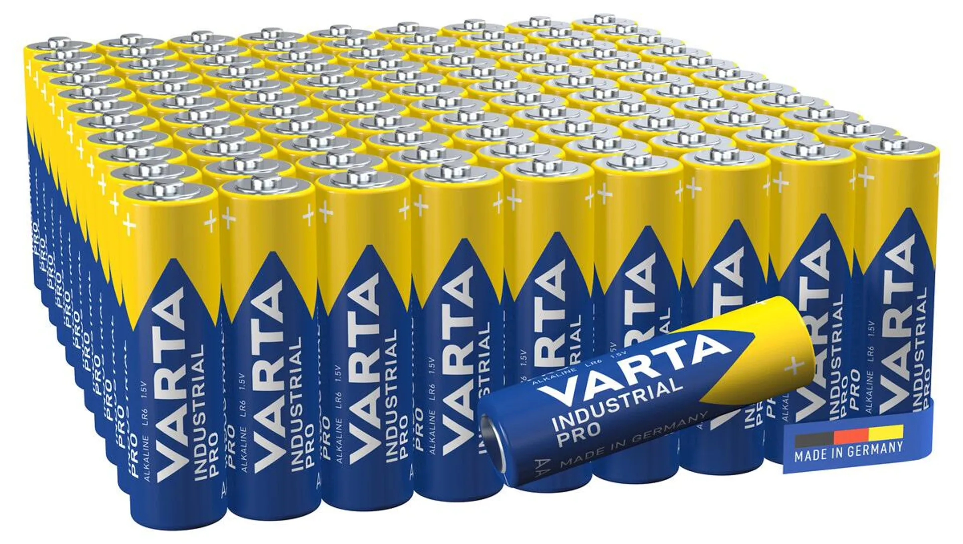 Varta Industrial Pro AA/LR6-batterier, 100-pakning