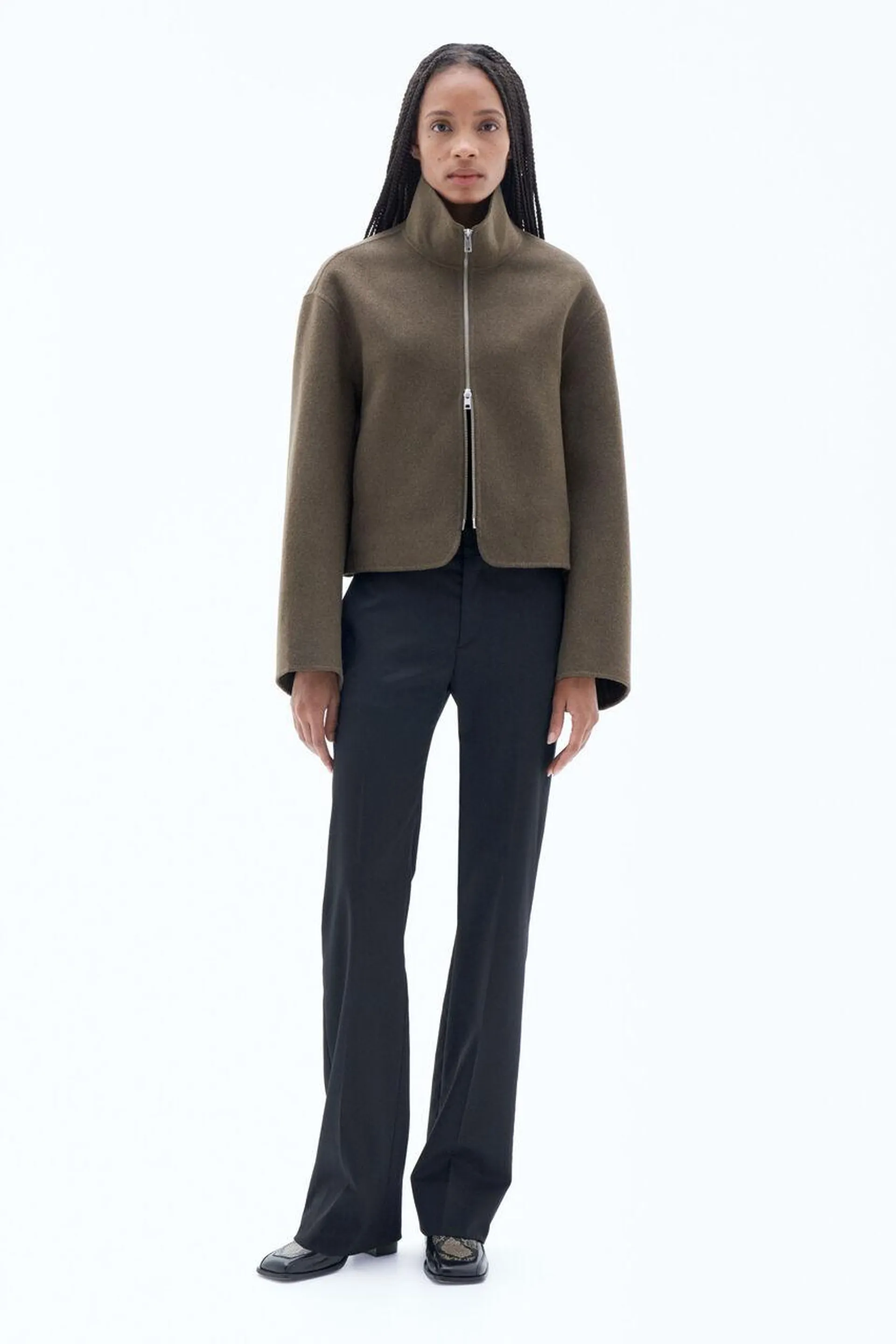 Dafina Jacket Olive Melange