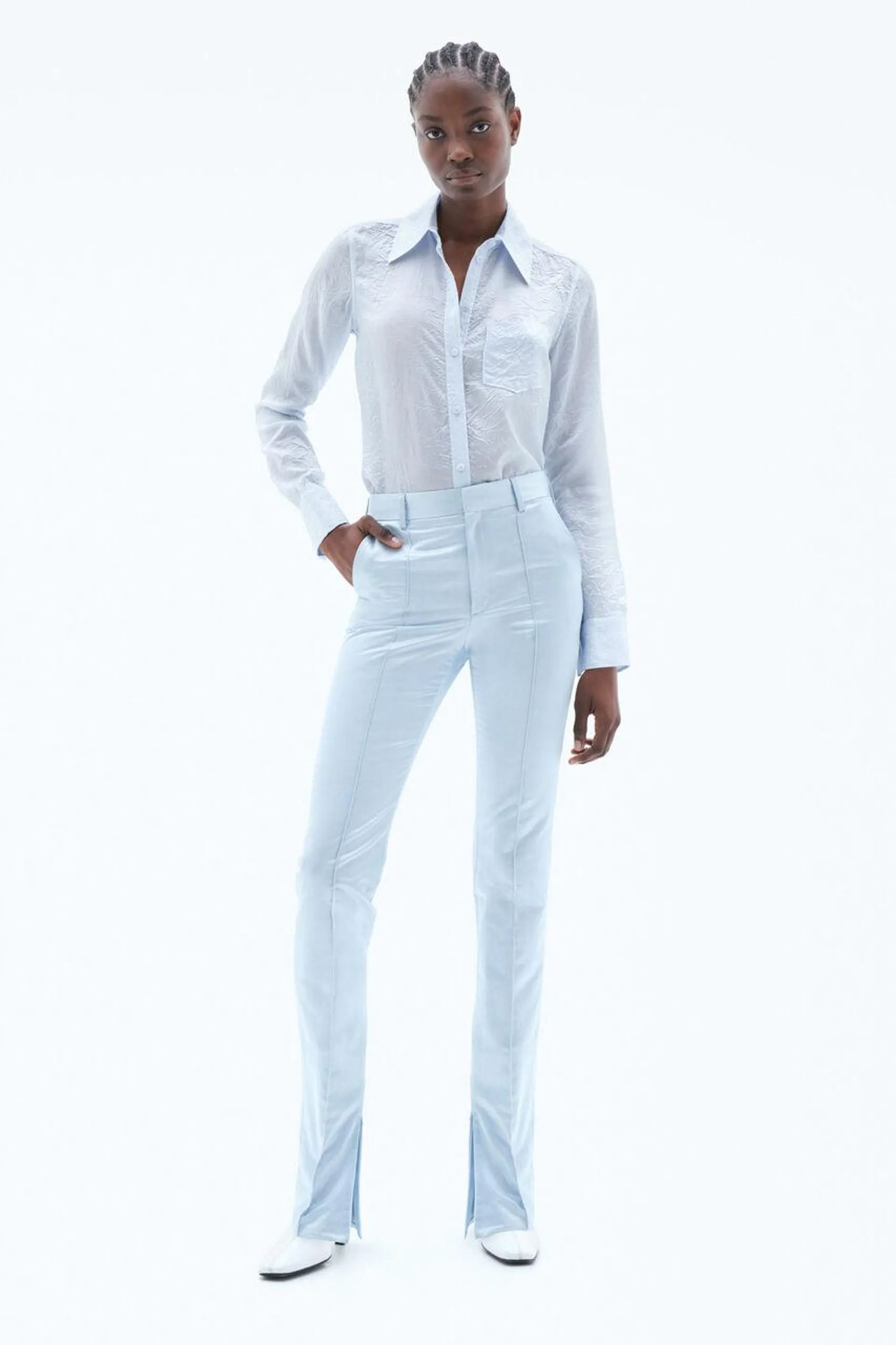 Slim Trousers Ice Blue