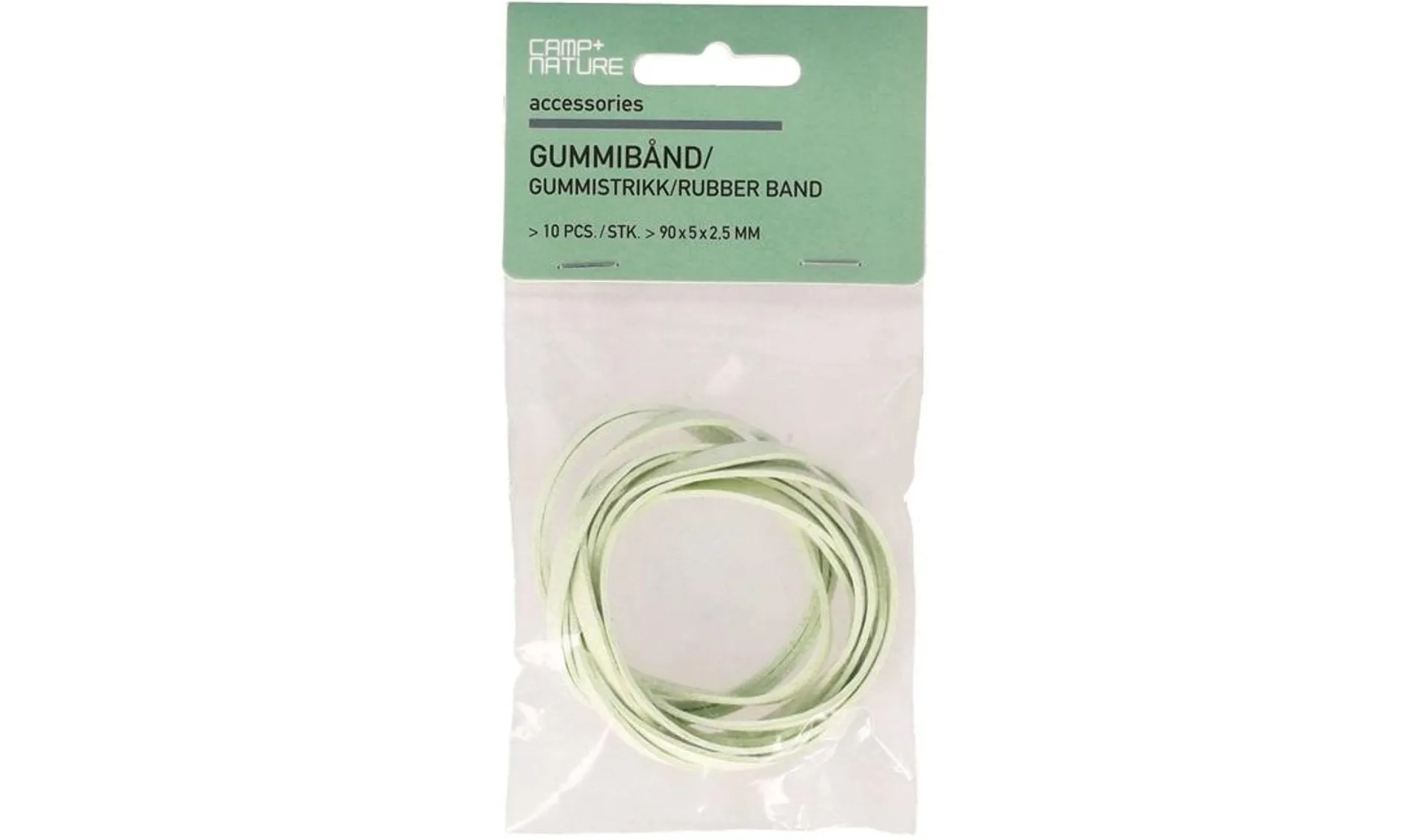 Gummibånd 10 stk: 80 x 5 x 3 mm