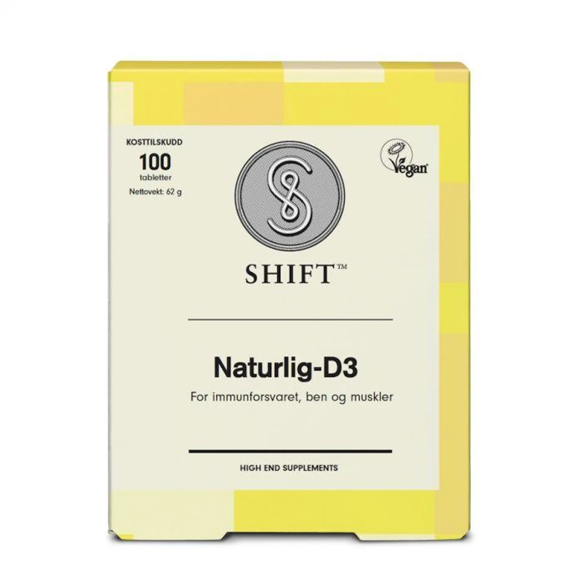 SHIFT Naturlig-D3 80 µg