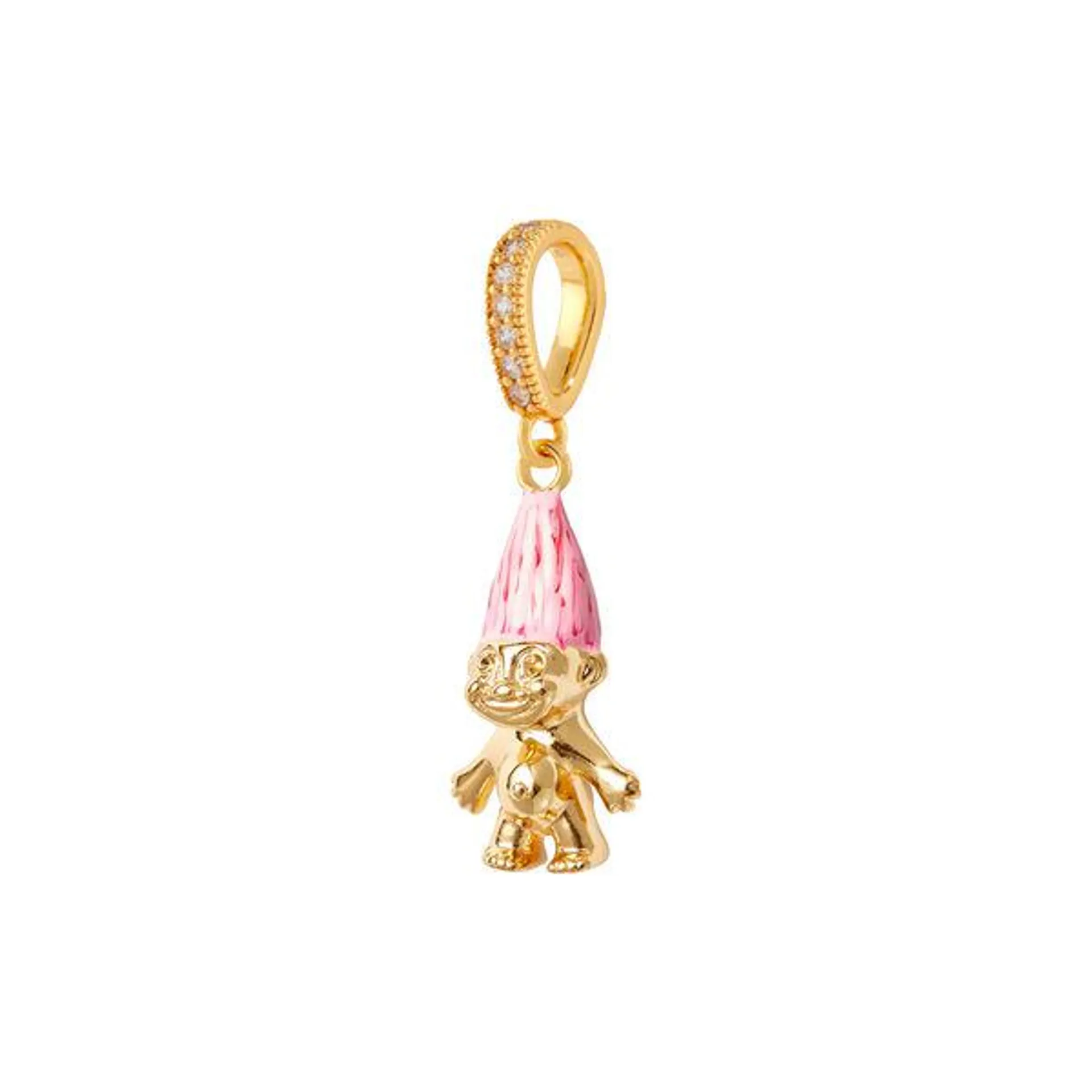 Norwegian troll pave connector pink
