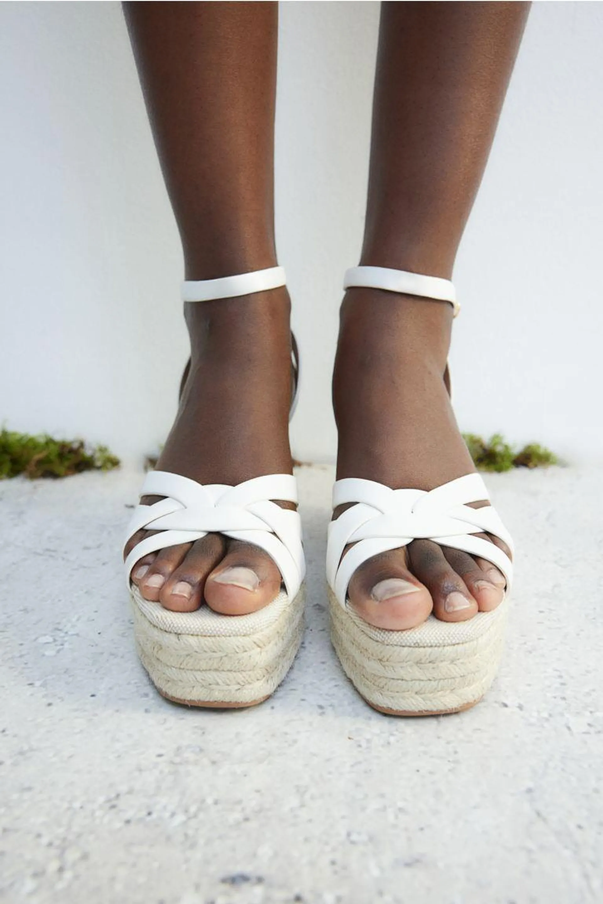 Wedge-heeled espadrilles