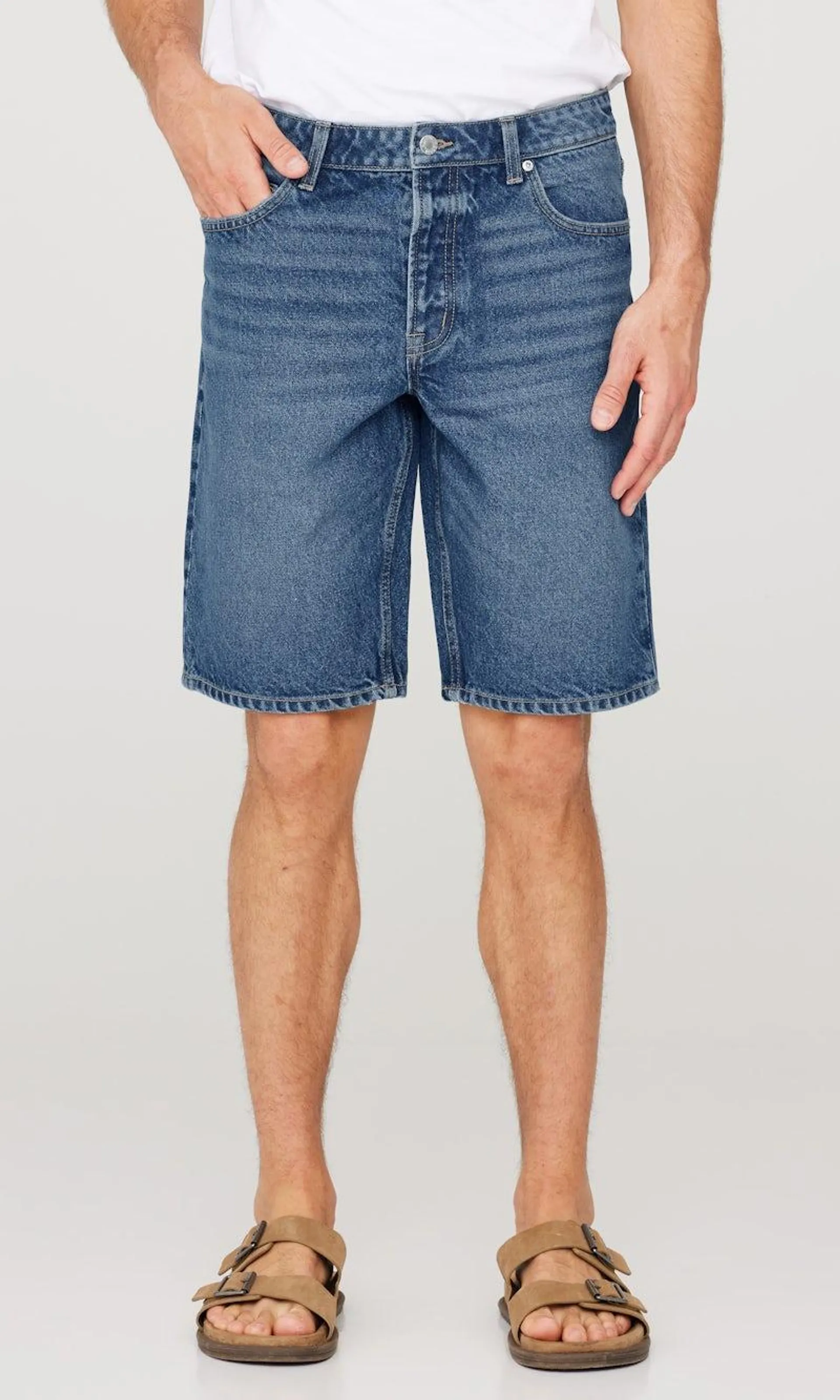 Bermudashorts i denim