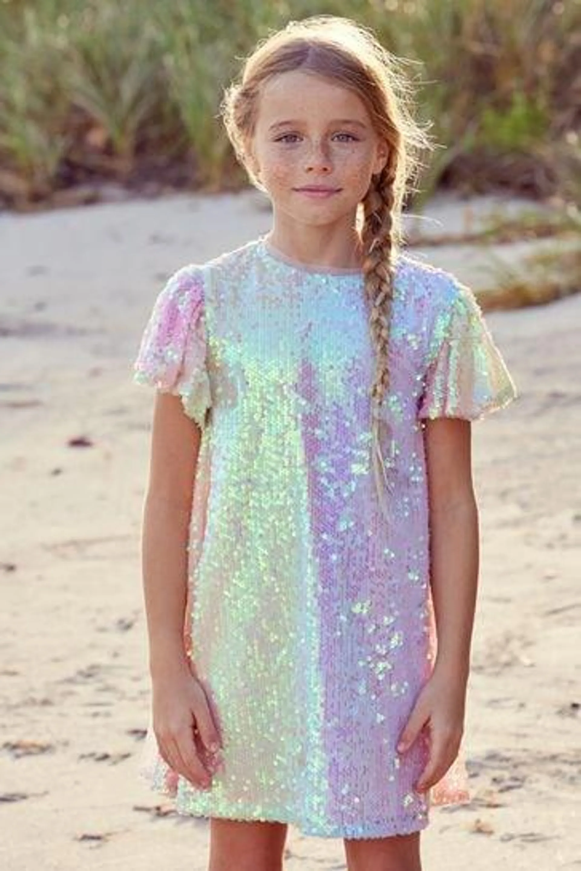 Sequin Sparkle Party Dress (3-16yrs)