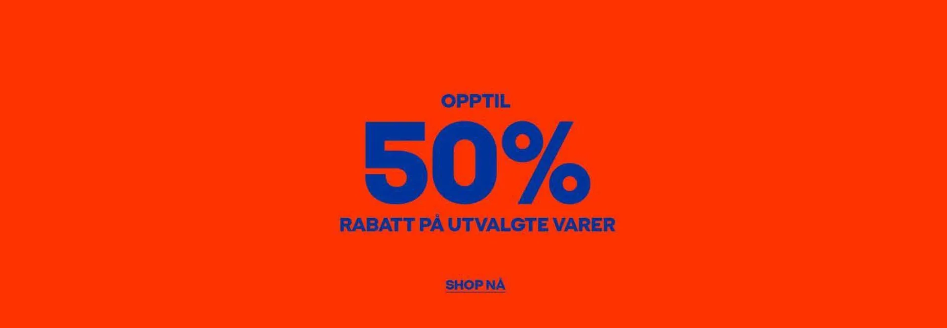 Opptil 50% Rabatt - 1