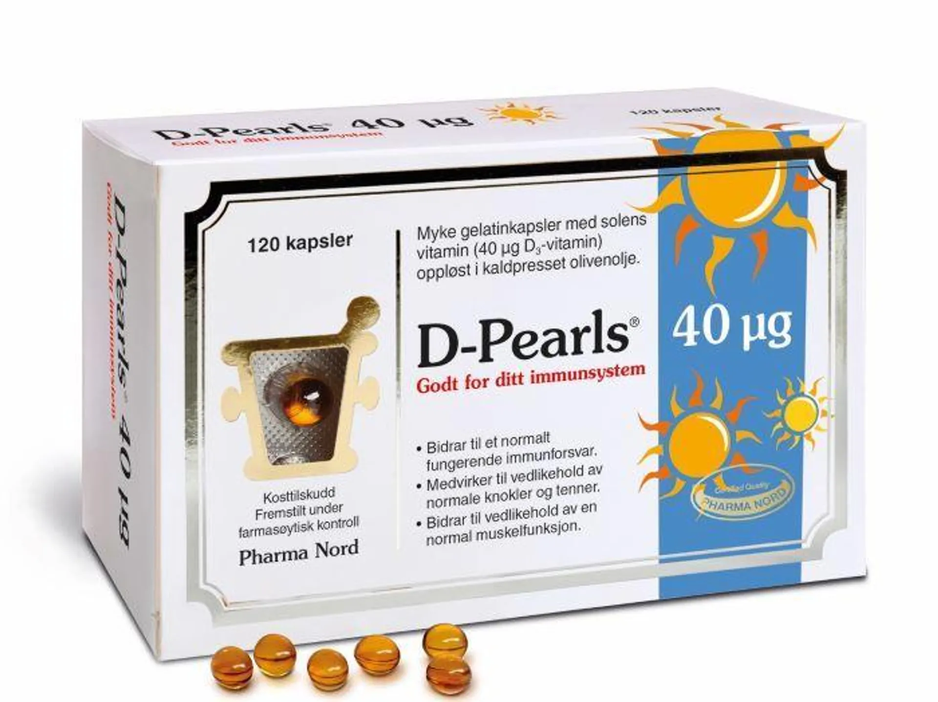 Pharma Nord D-Pearls 40 µg