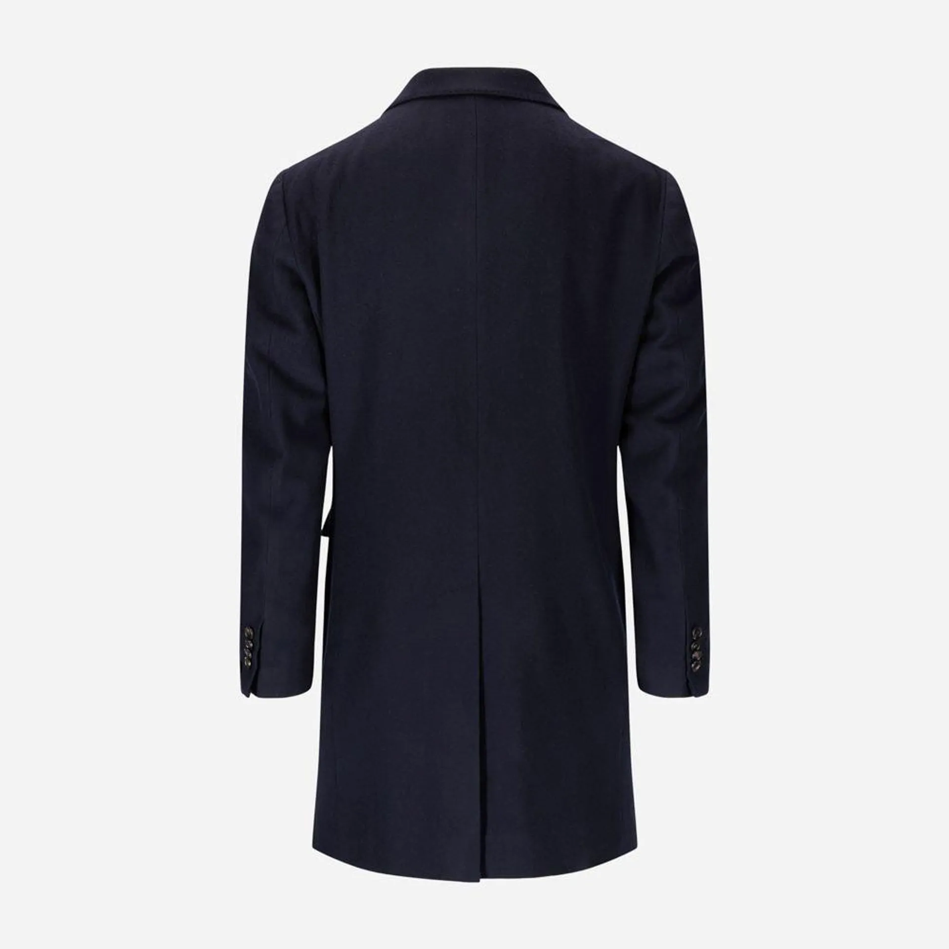 Double Breasted Coat - Navy