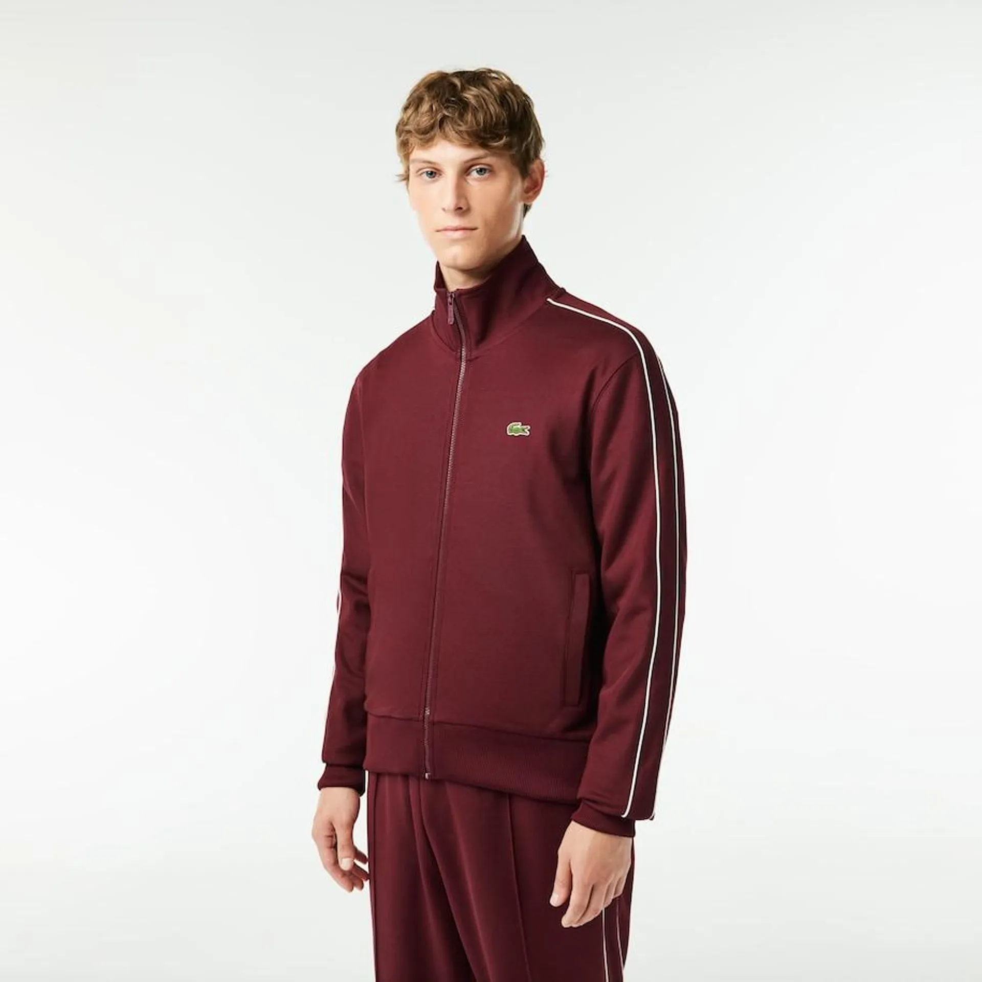 Paris Piqué Zip Front Track Jacket