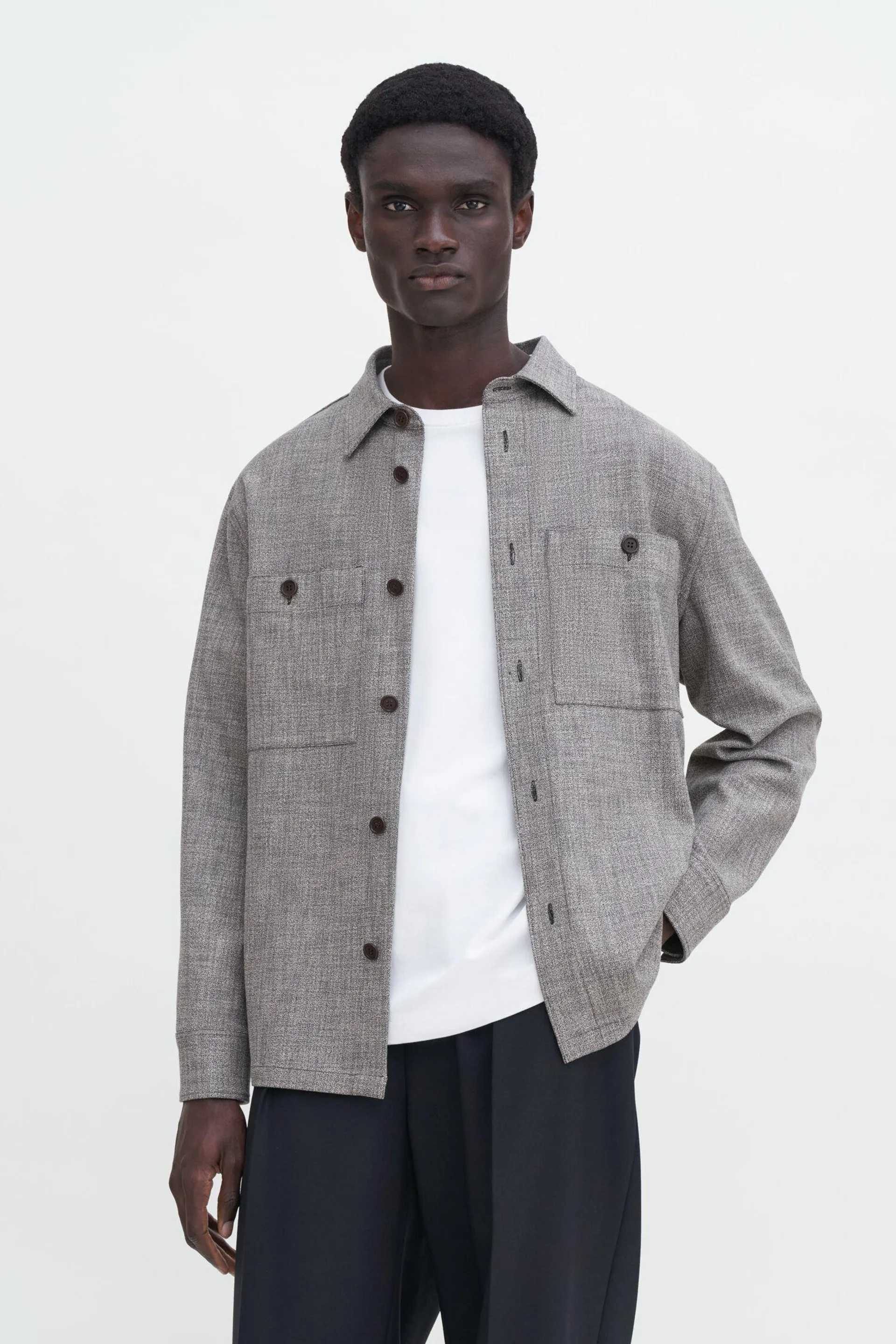 Relaxed Viscose Overshirt