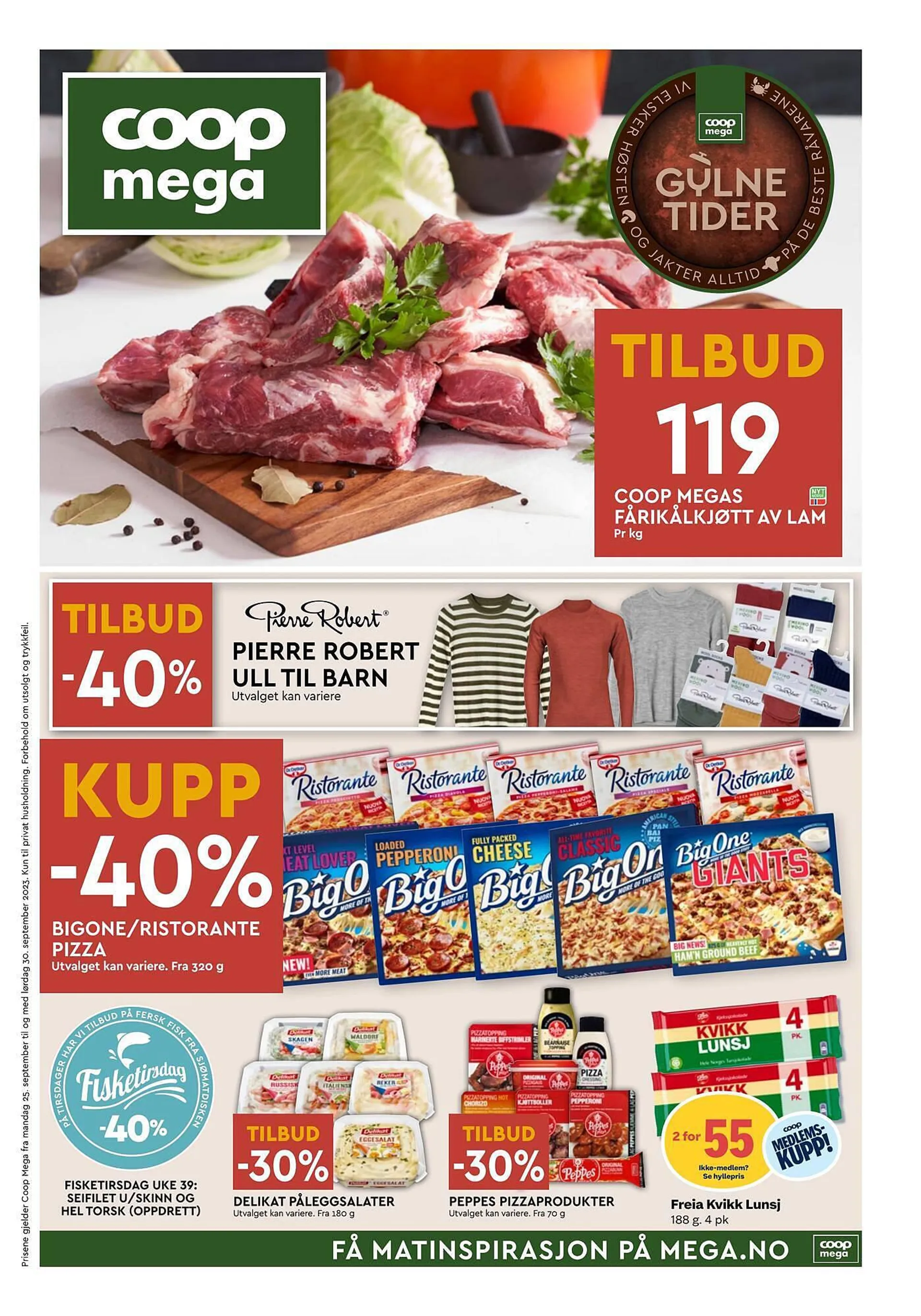 Coop Mega Kundeavis fra 24. september til 30. september 2023 - kundeavisside 1