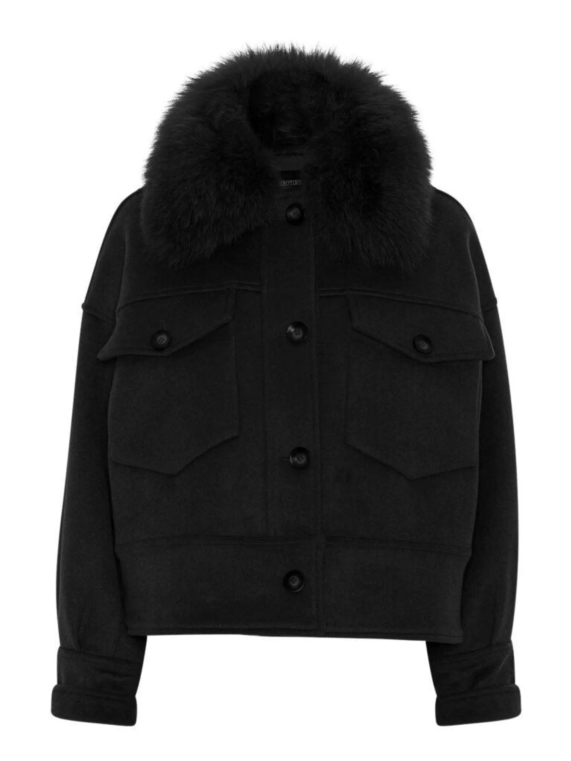 Charlie Jacket Wool – Sort