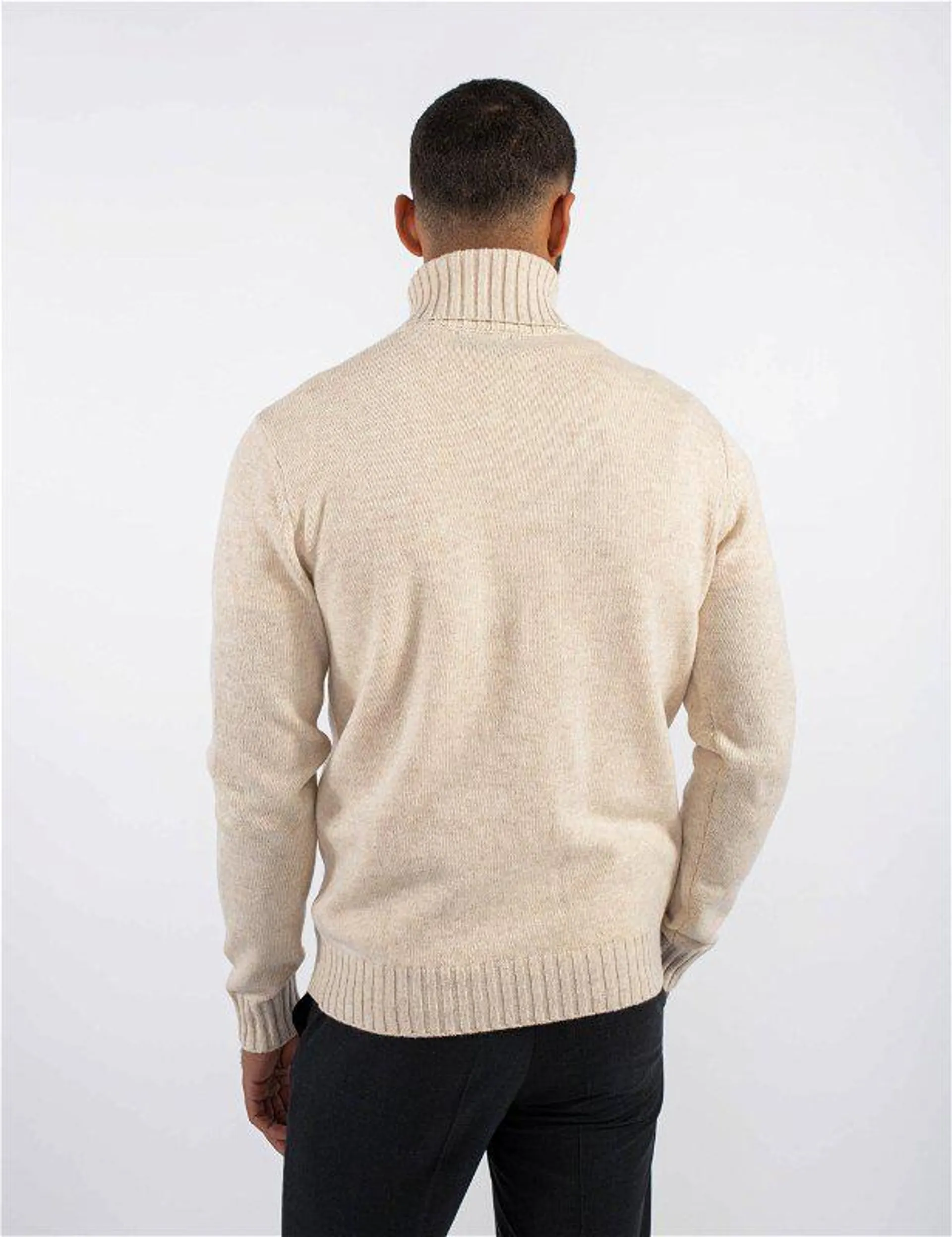 Tenor Rollneck Whitecap Grey