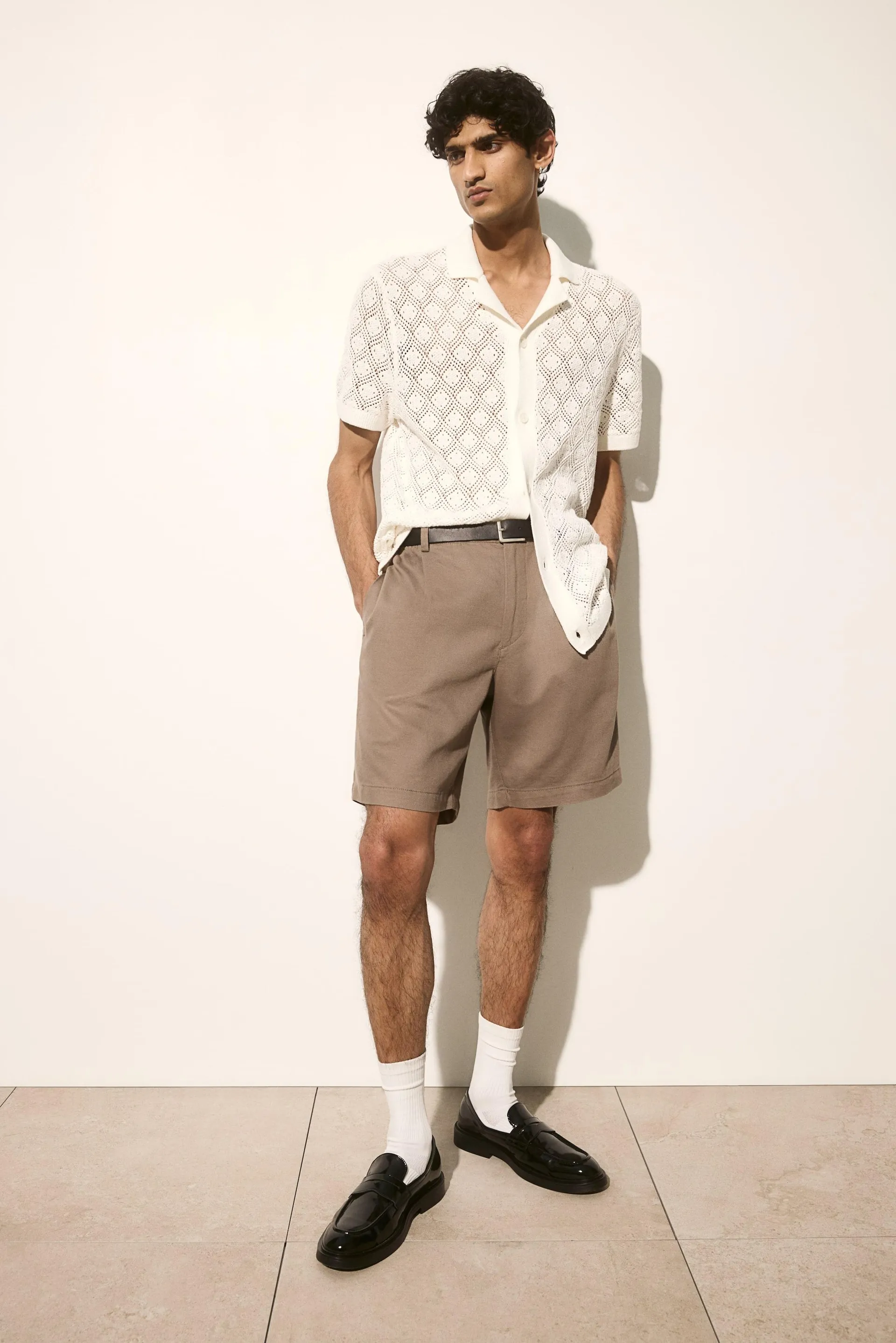 Relaxed Fit Shorts i linmiks