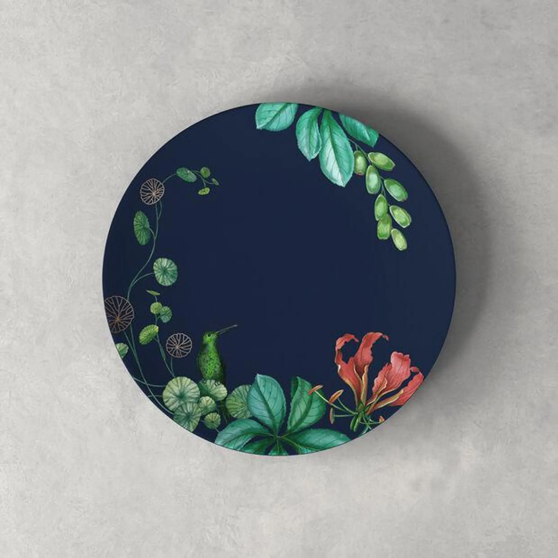 Avarua dessert/breakfast plate, 22 cm, blue/multicoloured