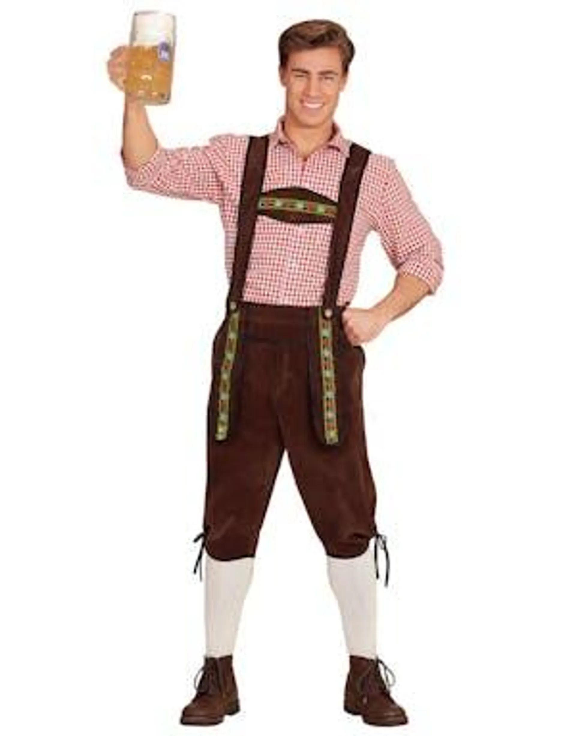 Brun Lederhosen med Seler