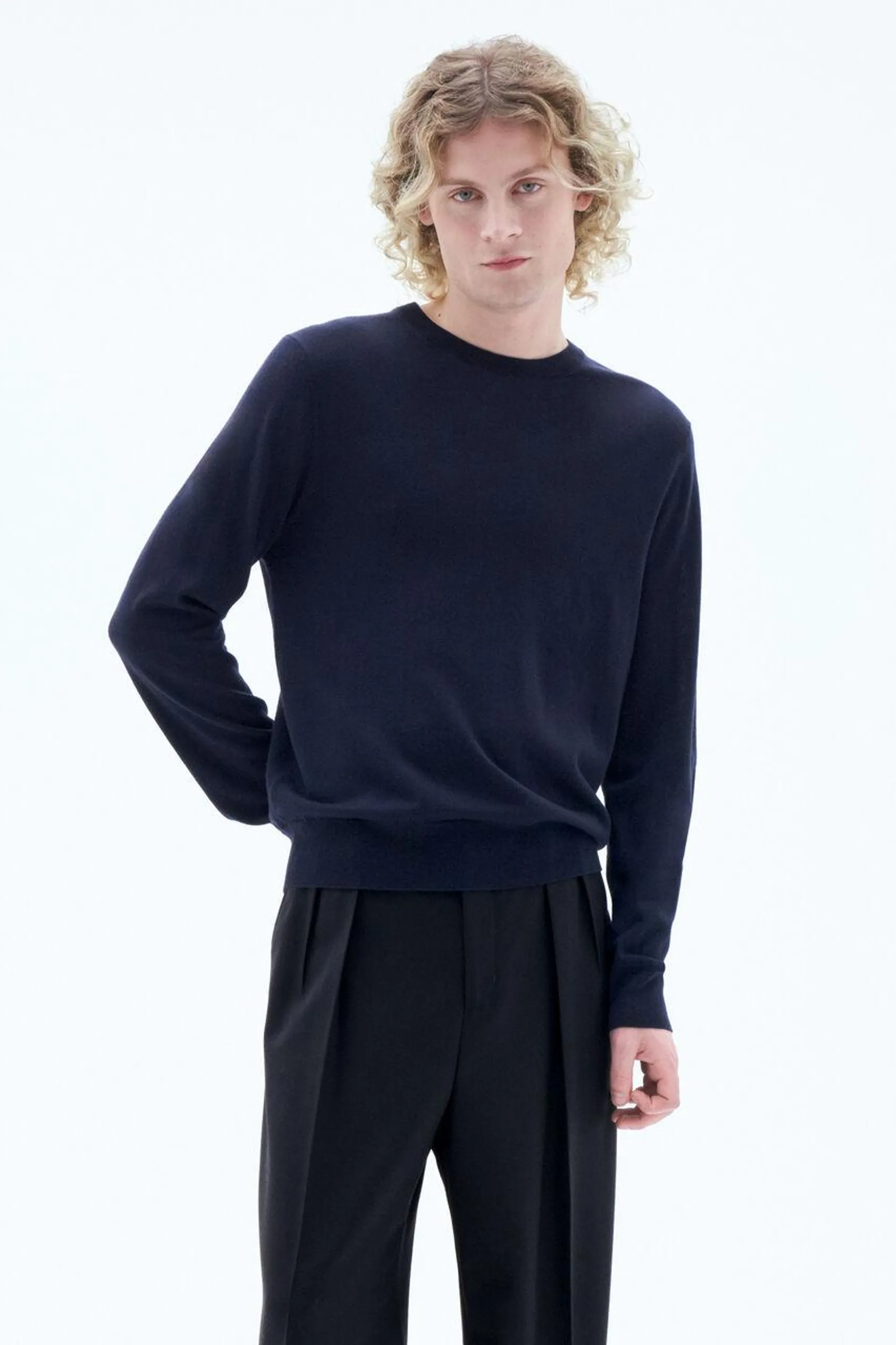 Merino Sweater Navy