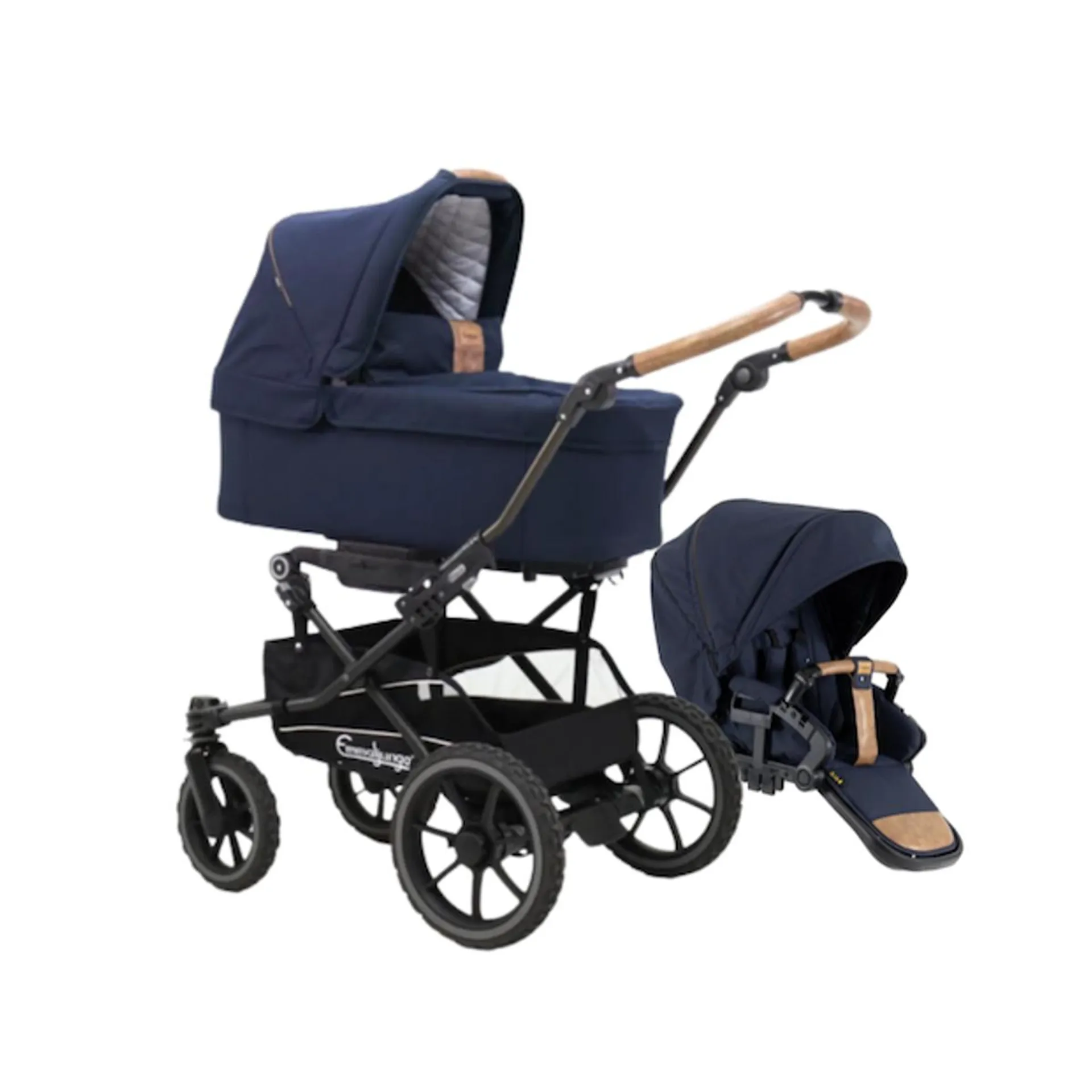 Emmaljunga 2023 | ALU S - Kombivogn Flat Seat | Outdoor Navy