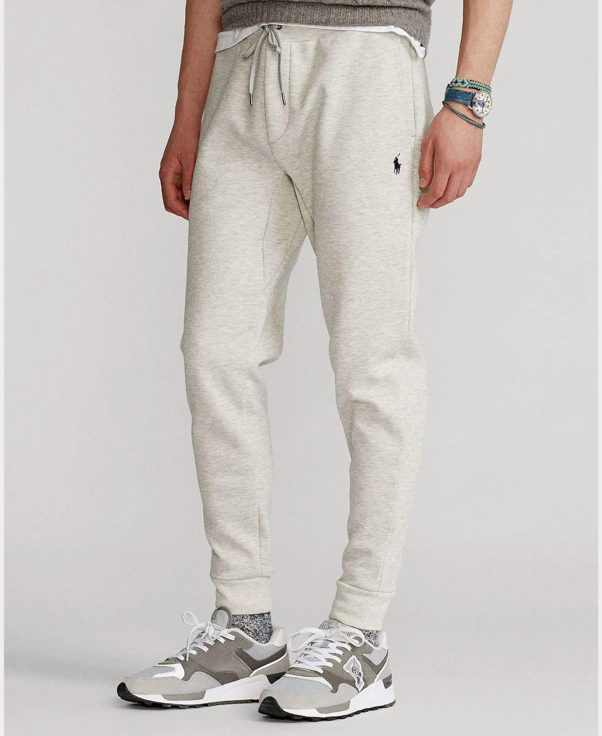 DOUBLE-KNIT JOGGER PANT JOGGEBUKSE Grå