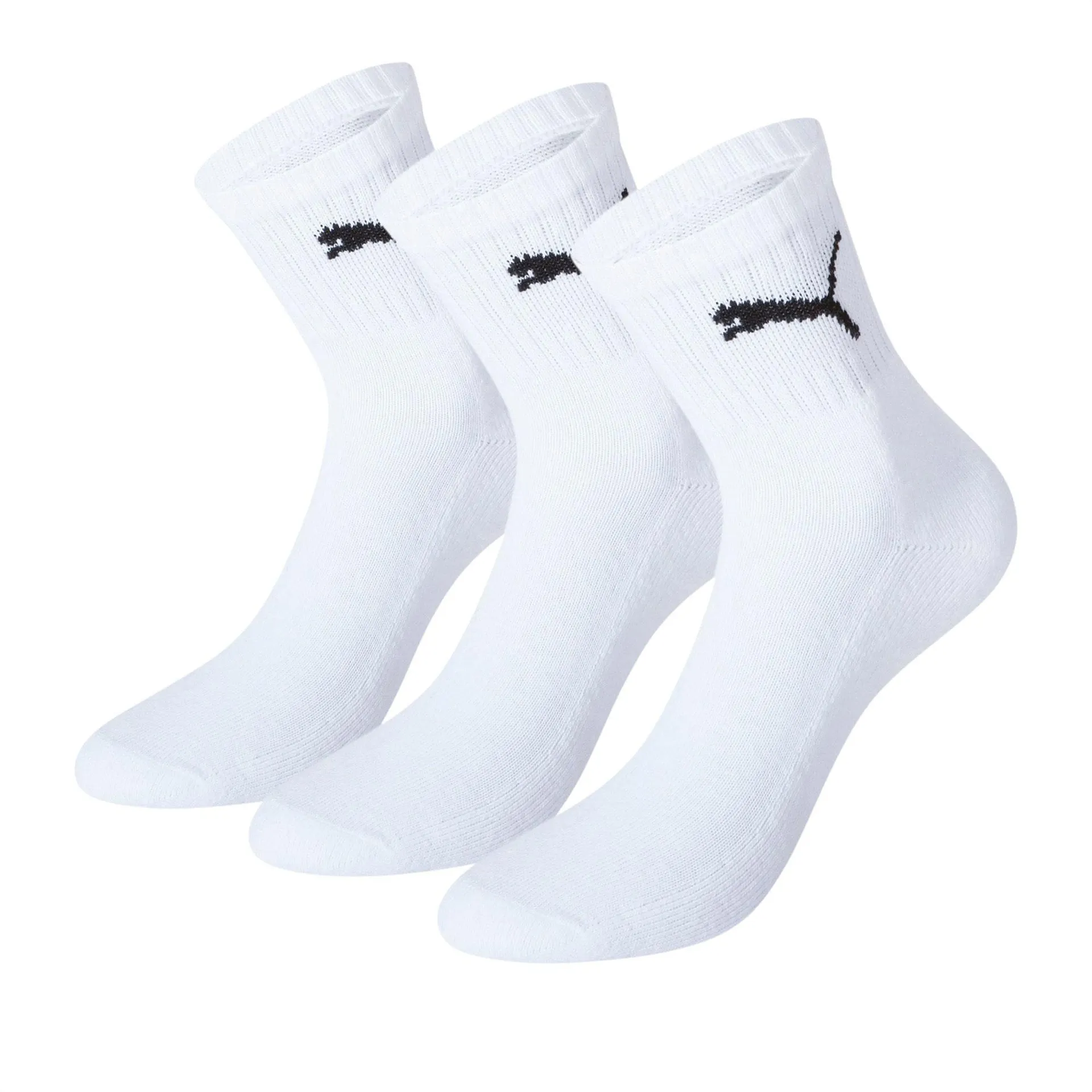 PUMA Unisex Short Crew Socks 3 Pack