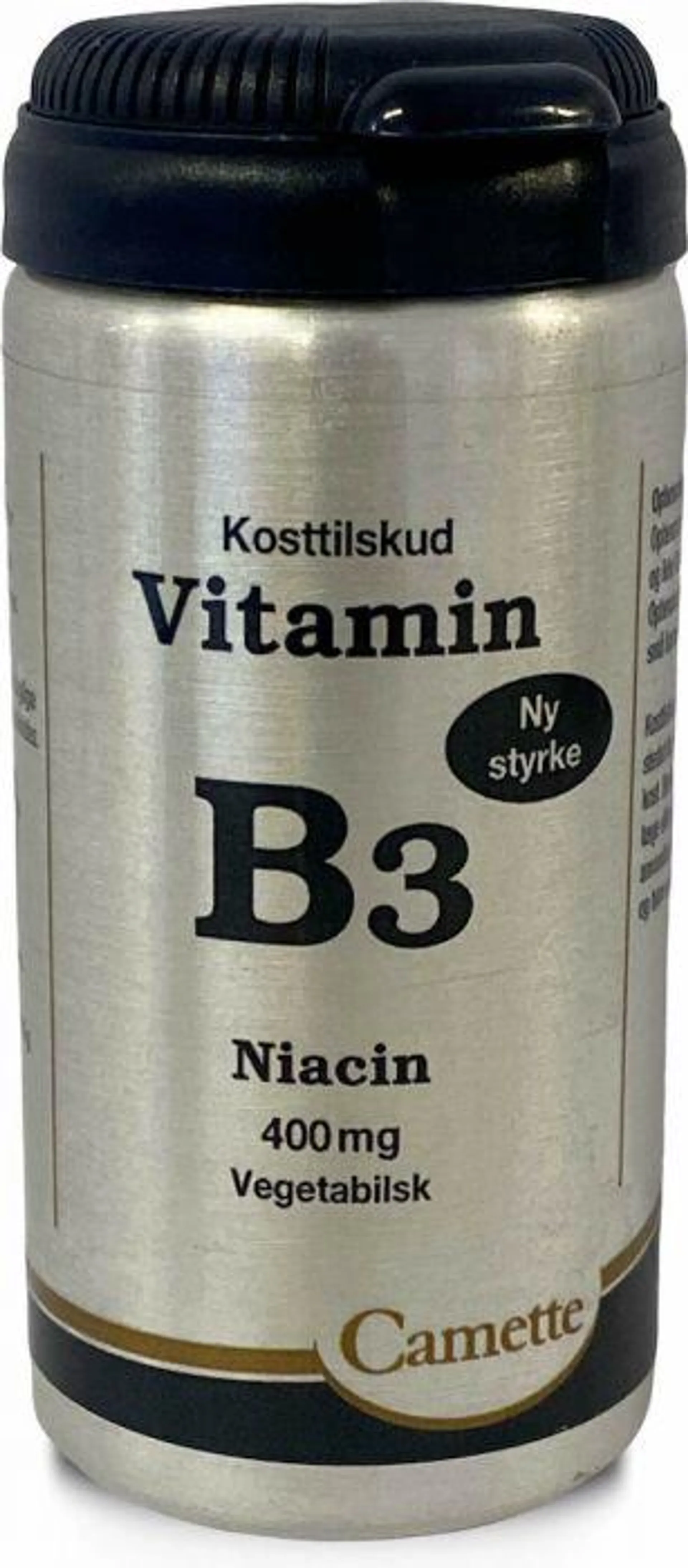 Camette Vitamin B3 Niacin 400 mg