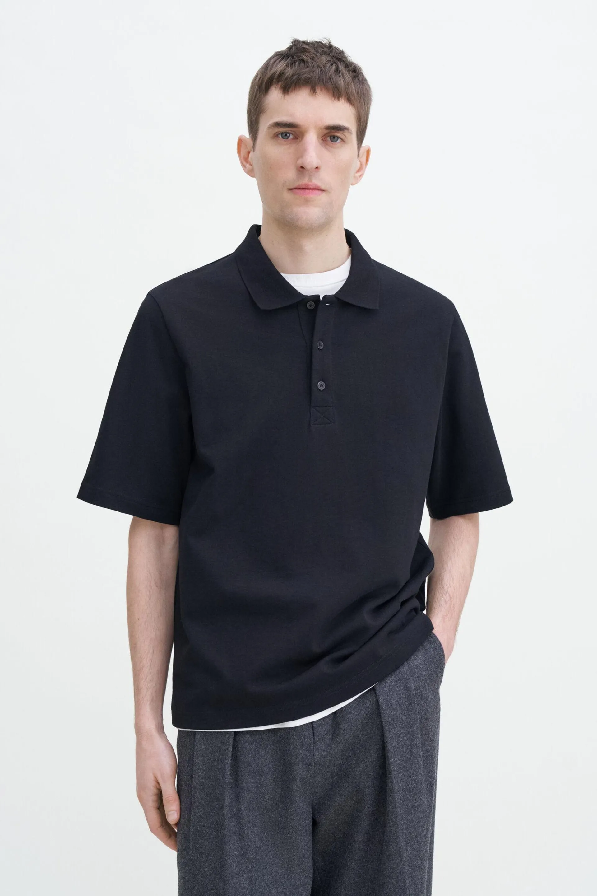 Boxy Polo Shirt