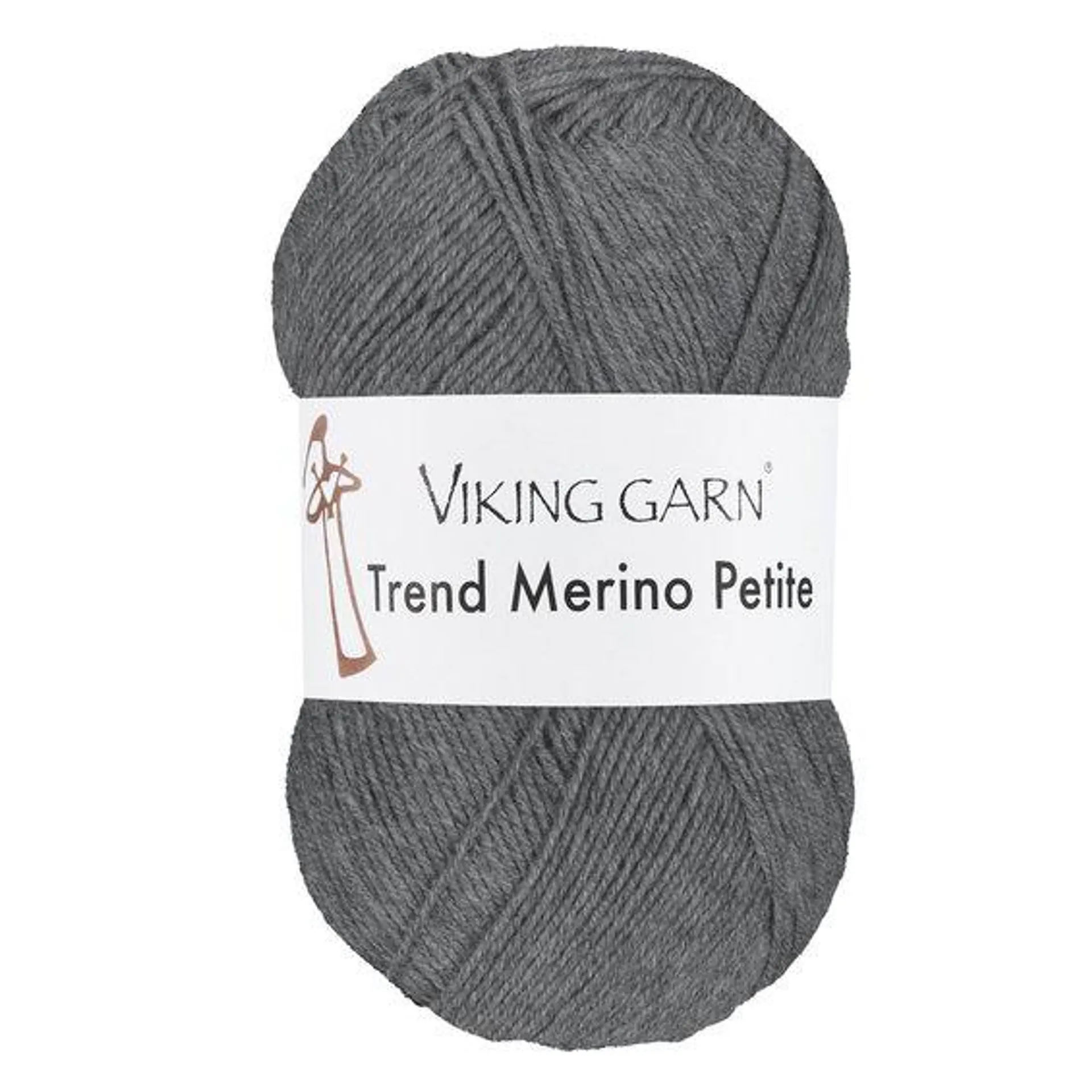 Viking Garn Trend Merino Petite 50 g mørkegrå 315